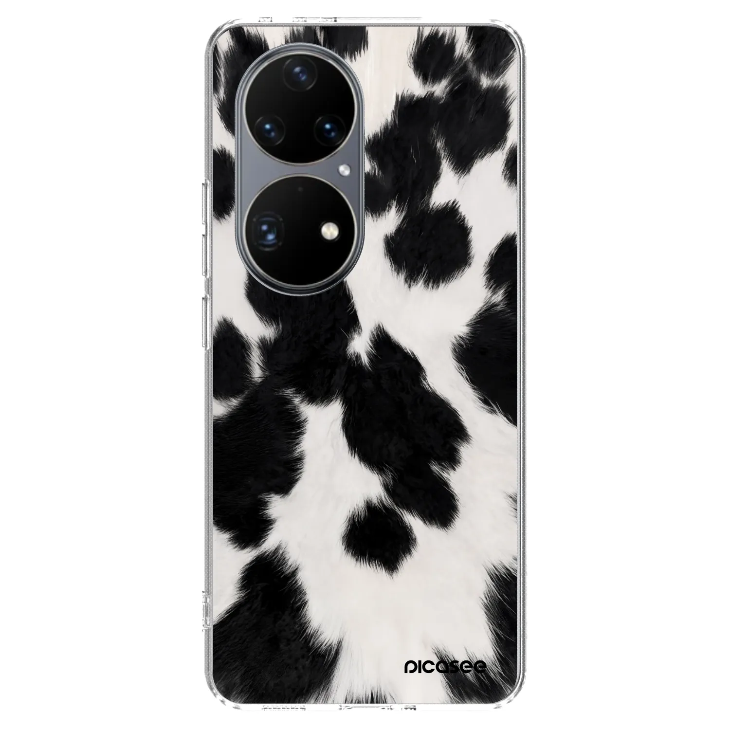 Picasee silikonový průhledný obal pro Huawei P50 - Black Moo