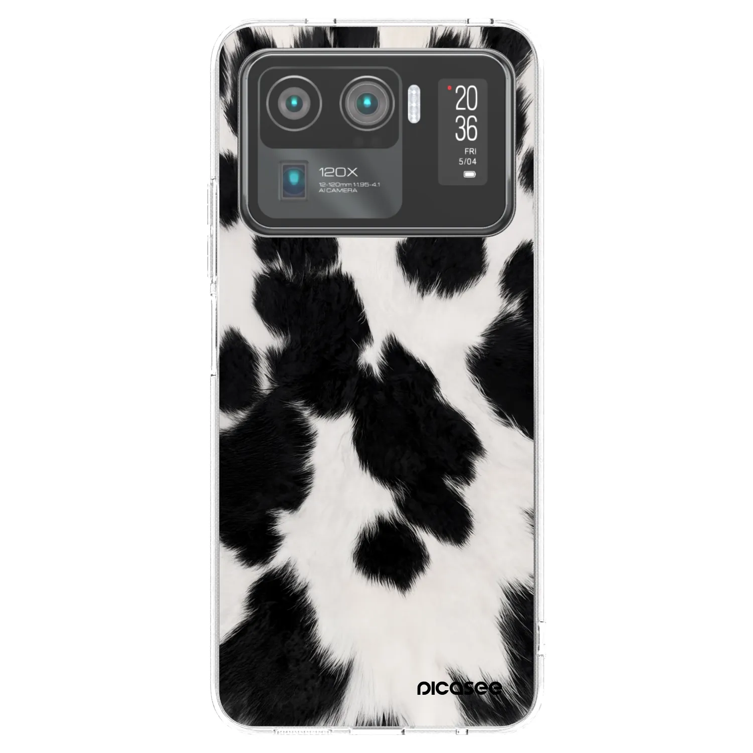Picasee silikonový průhledný obal pro Xiaomi Mi 11 Ultra - Black Moo