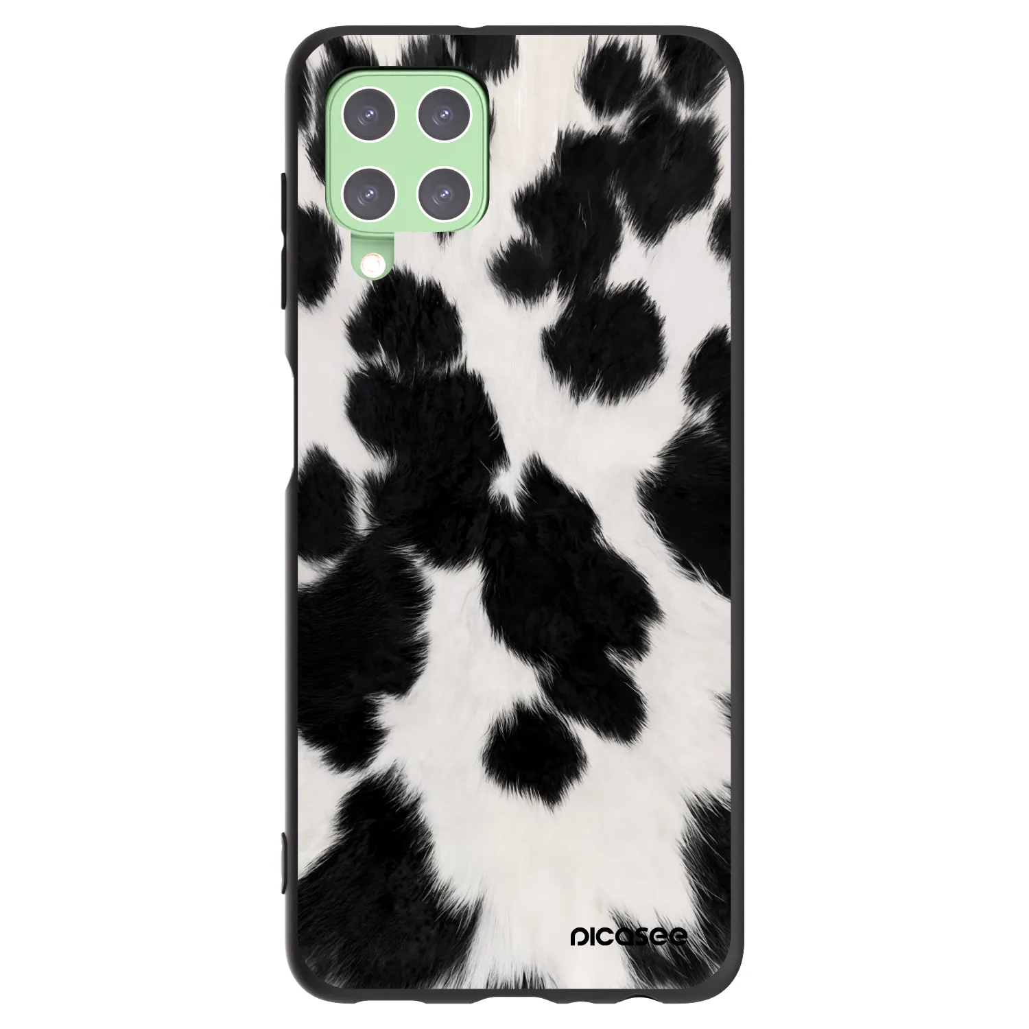Picasee silikonový černý obal pro Samsung Galaxy A22 A225F 4G - Black Moo