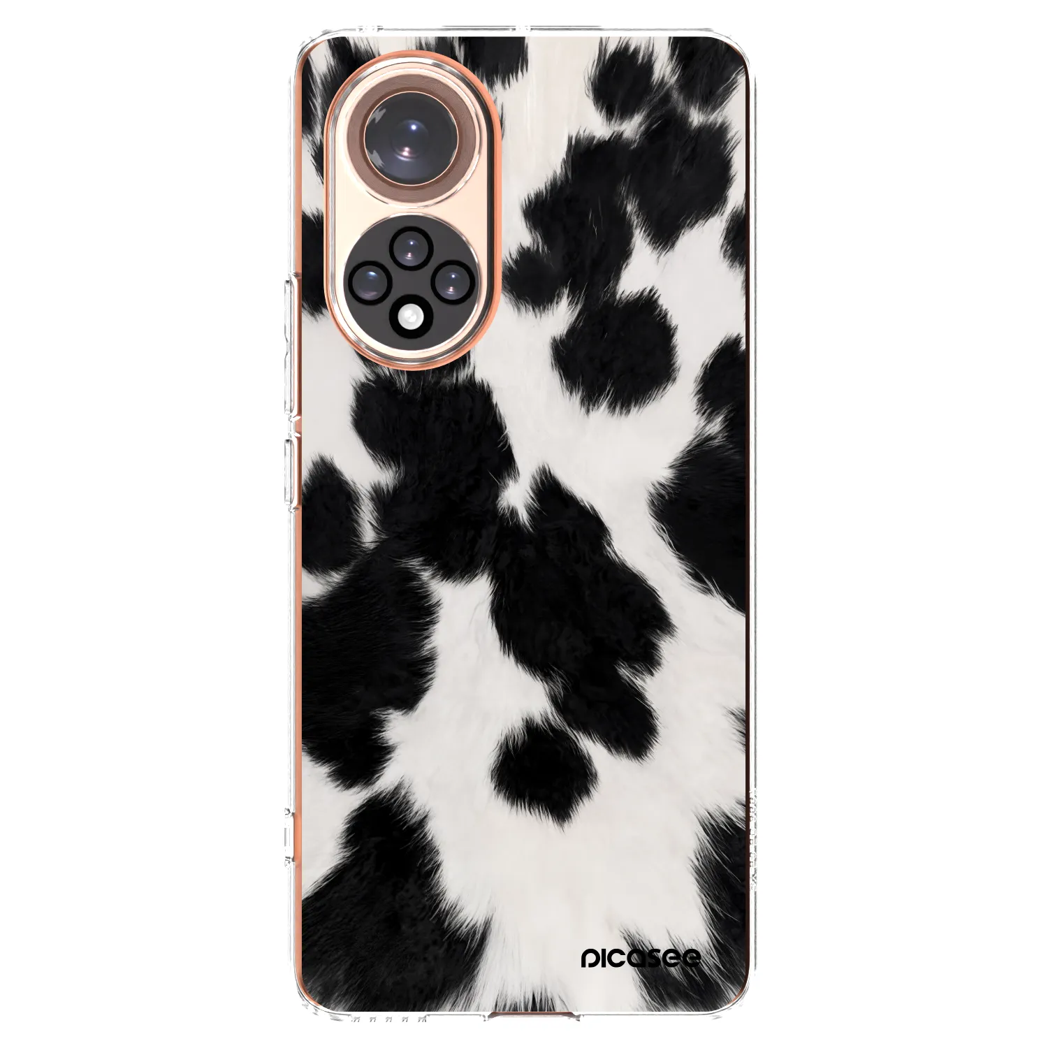 Picasee silikonový průhledný obal pro Honor 50 5G - Black Moo