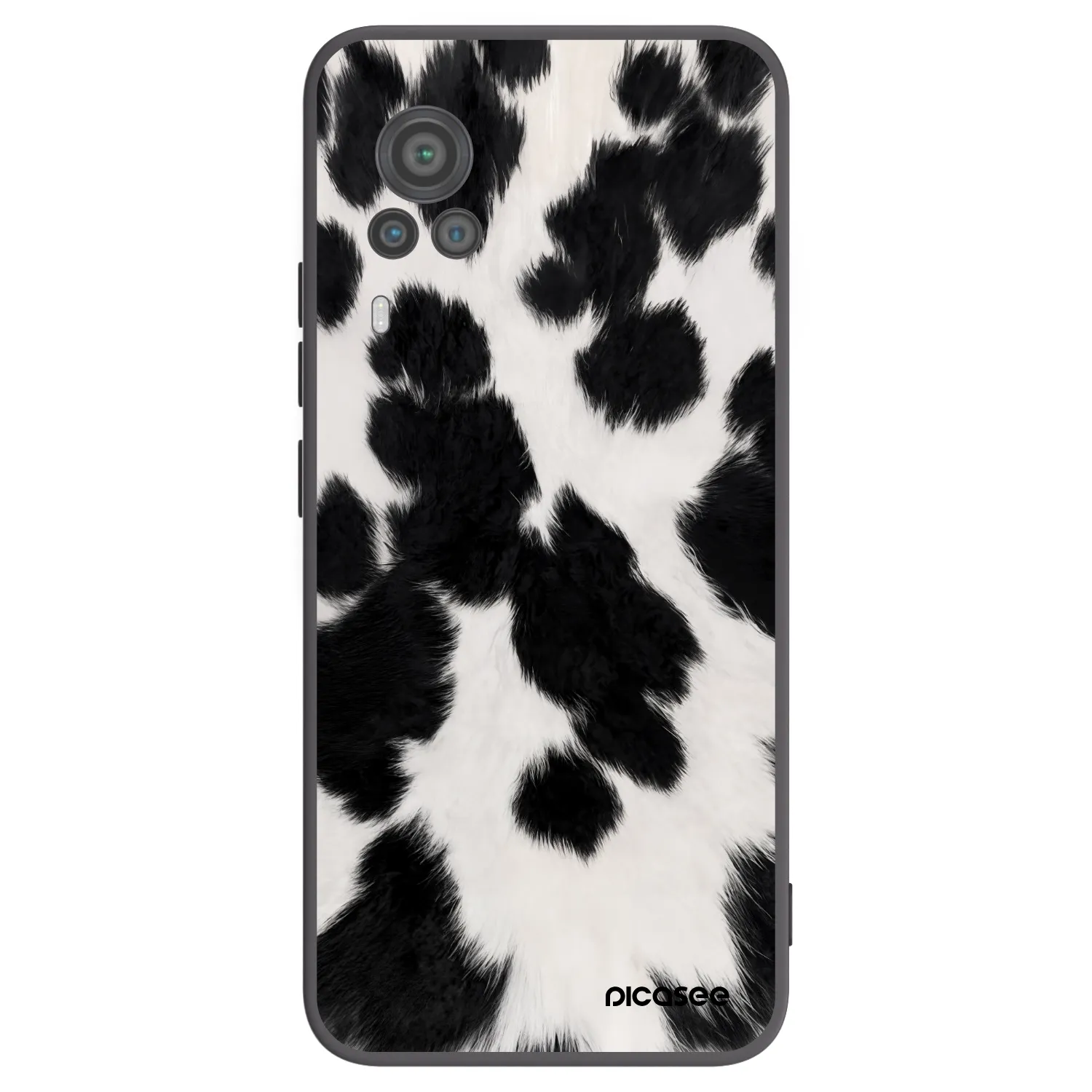 Picasee silikonový černý obal pro Vivo X60 Pro 5G - Black Moo