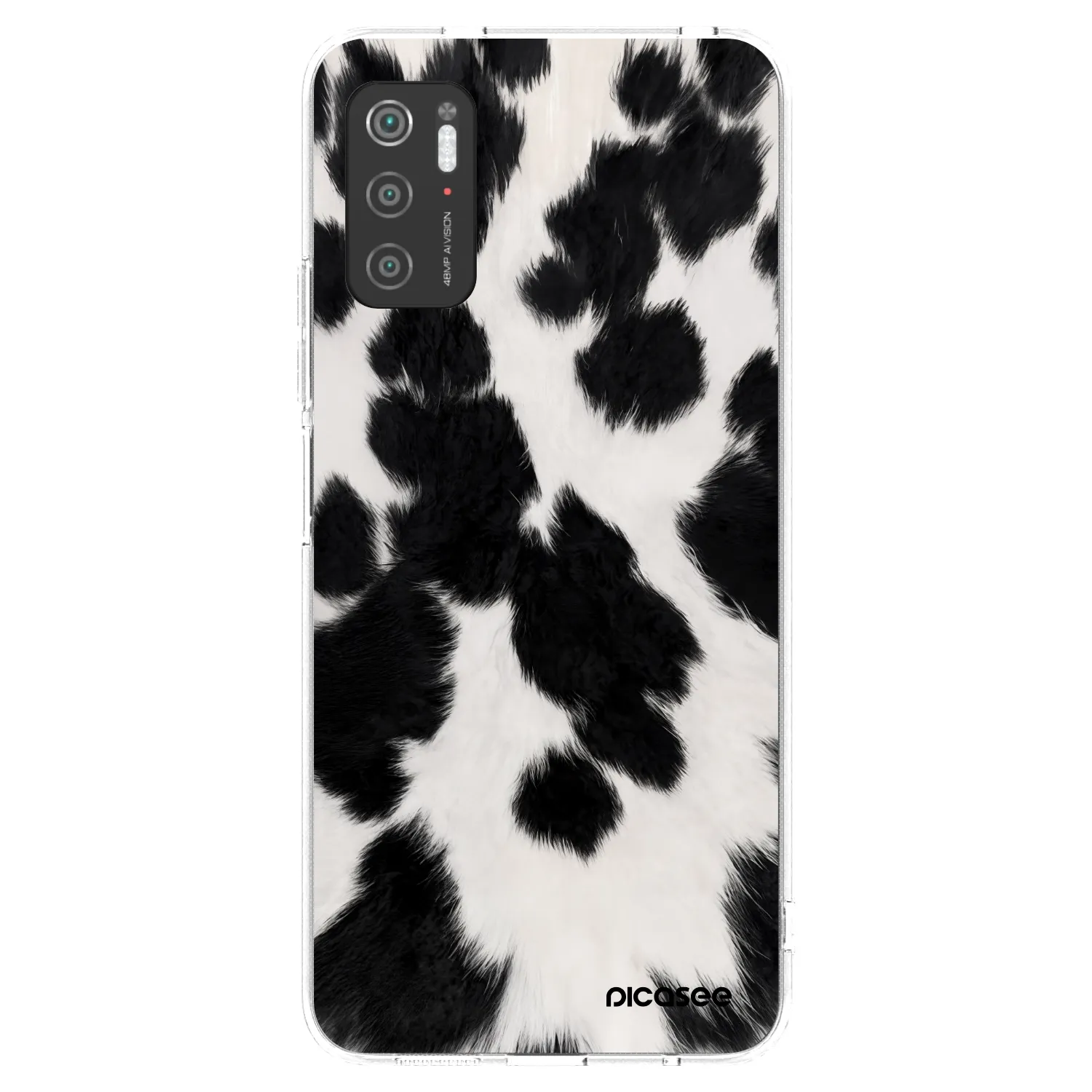Picasee silikonový průhledný obal pro Xiaomi Poco M3 Pro 5G - Black Moo