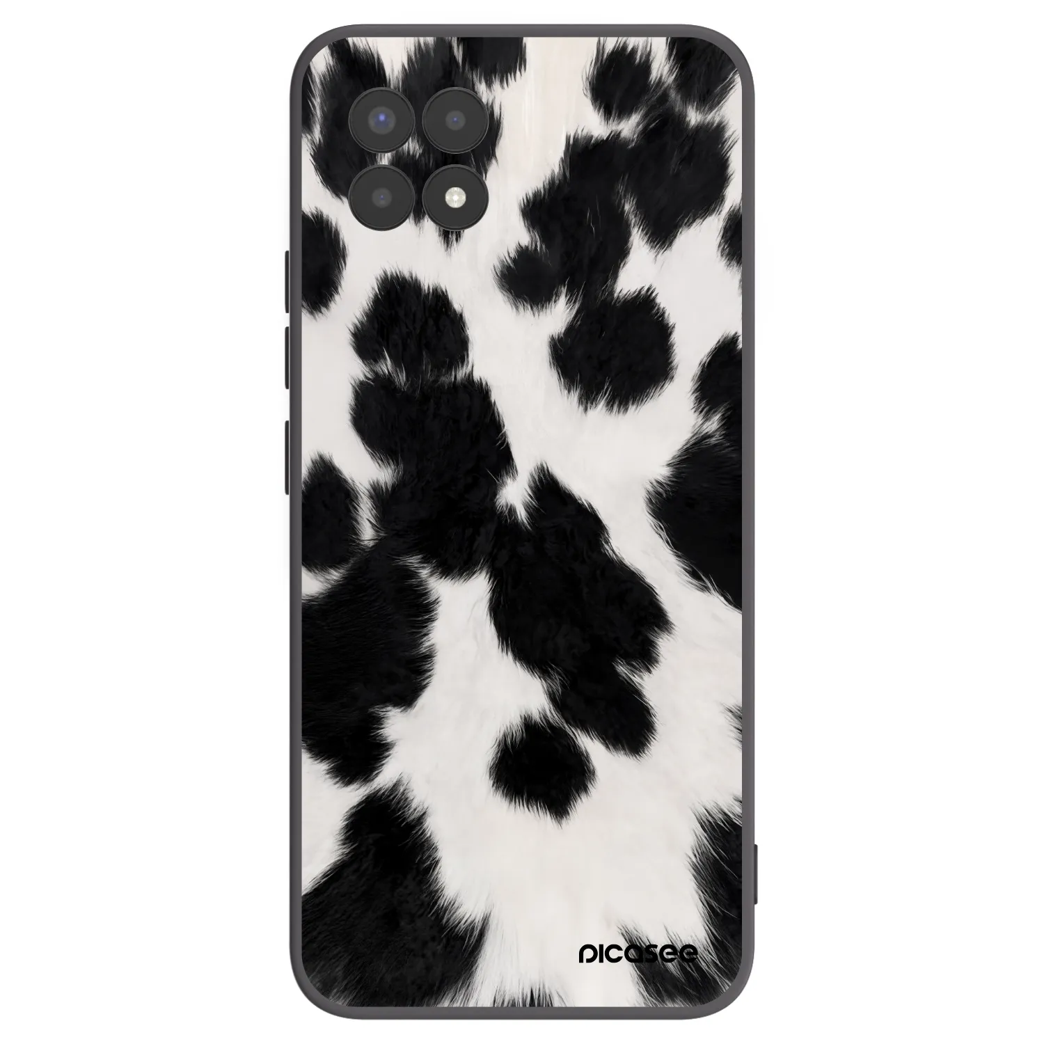 Picasee silikonový černý obal pro Realme 8i - Black Moo