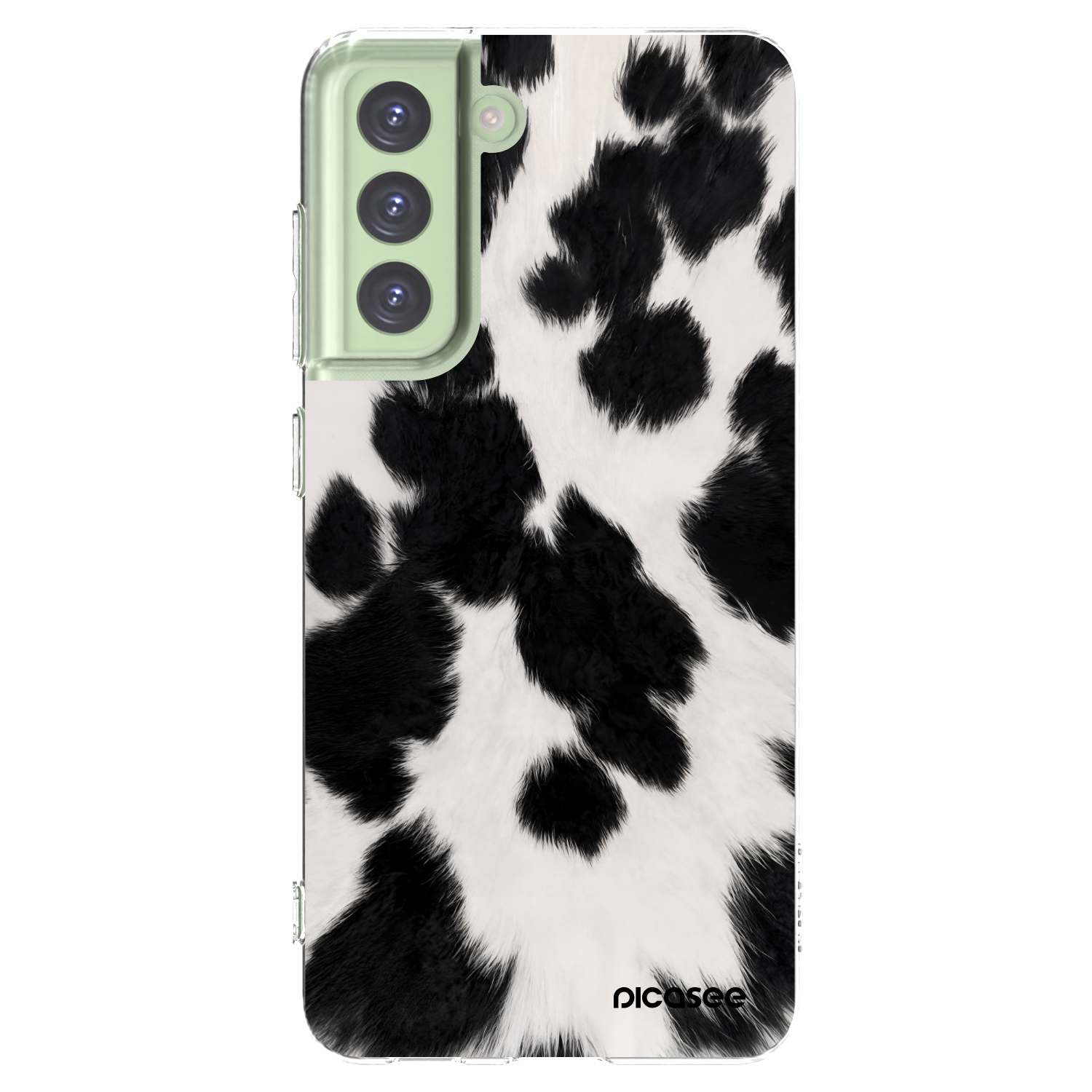 Picasee silikonový průhledný obal pro Samsung Galaxy S21 FE 5G - Black Moo