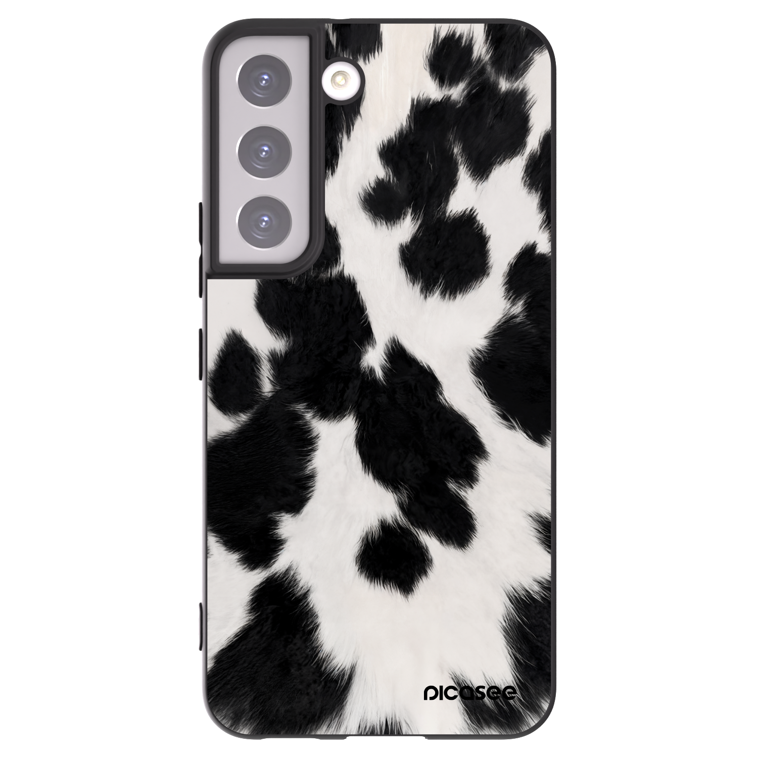Picasee silikonový černý obal pro Samsung Galaxy S22 5G - Black Moo