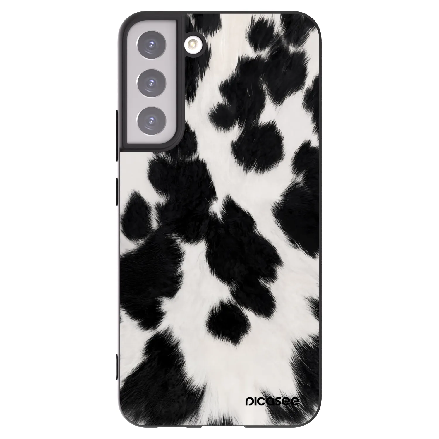Picasee silikonový černý obal pro Samsung Galaxy S22+ 5G - Black Moo