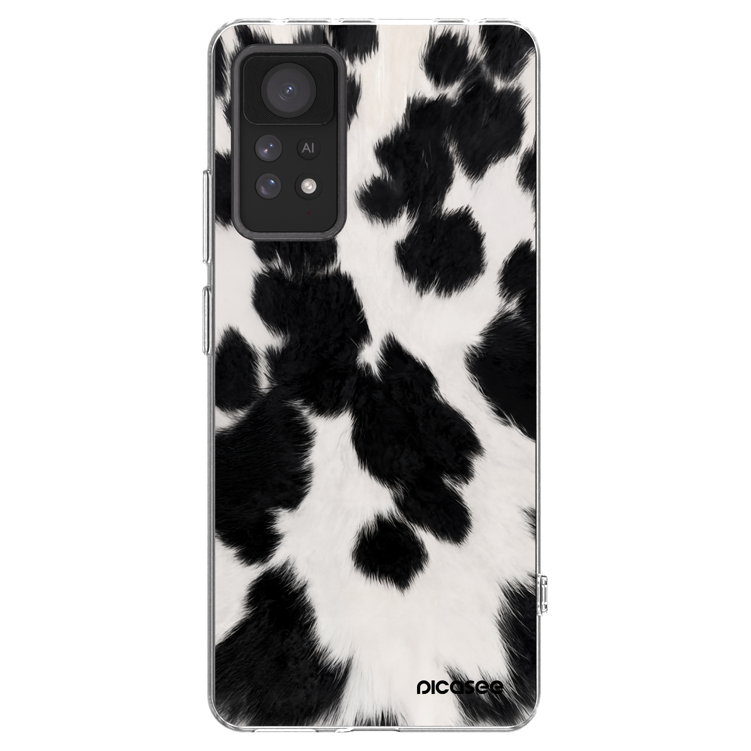 Picasee silikonový průhledný obal pro Xiaomi Redmi Note 11 Pro - Black Moo