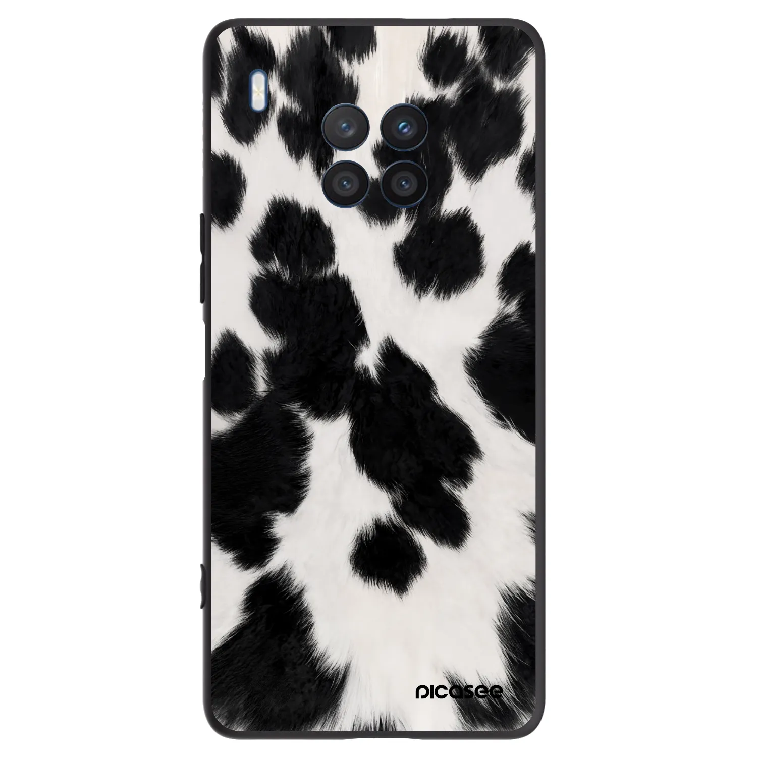 Picasee silikonový černý obal pro Honor 50 Lite - Black Moo