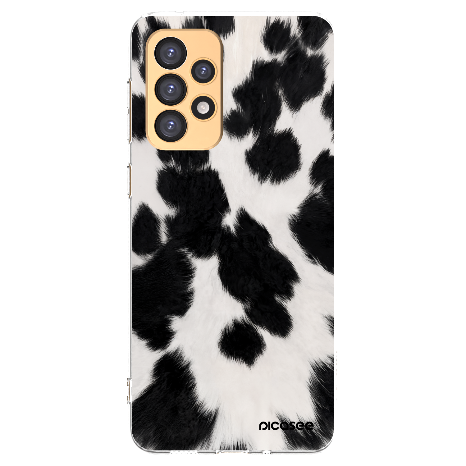 Picasee silikonový průhledný obal pro Samsung Galaxy A33 5G A336 - Black Moo