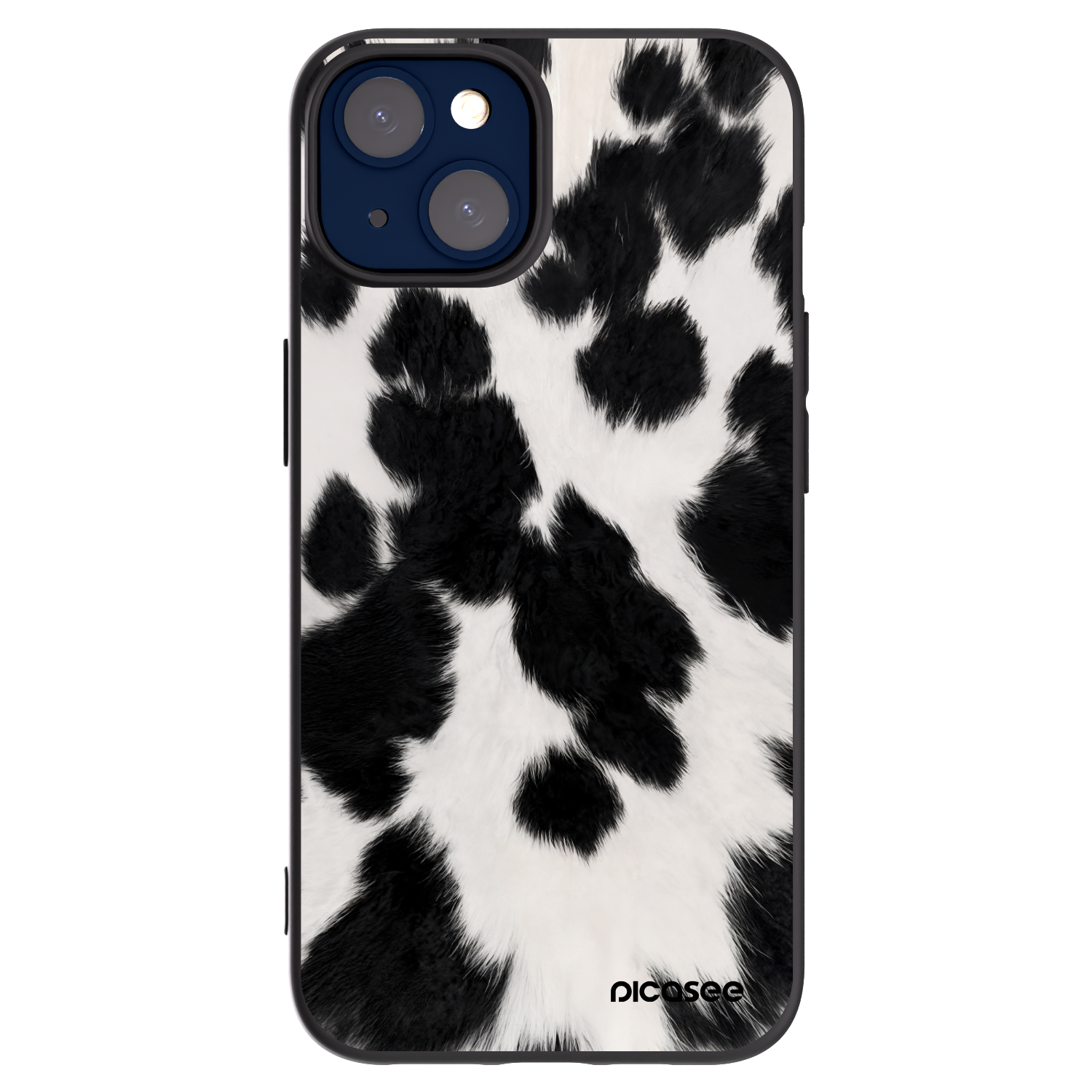 Picasee silikonový černý obal pro Apple iPhone 14 - Black Moo