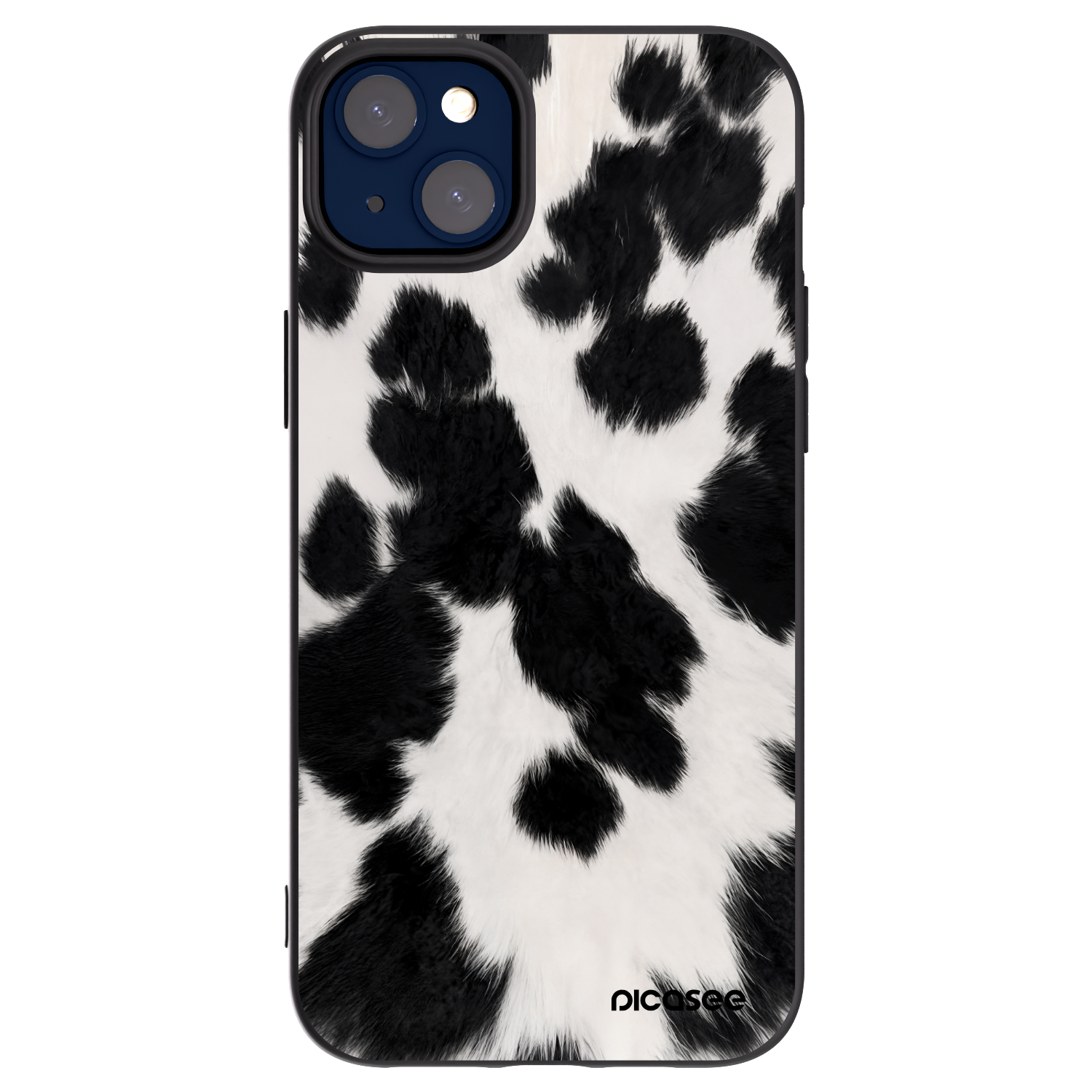 Picasee silikonový černý obal pro Apple iPhone 14 Plus - Black Moo