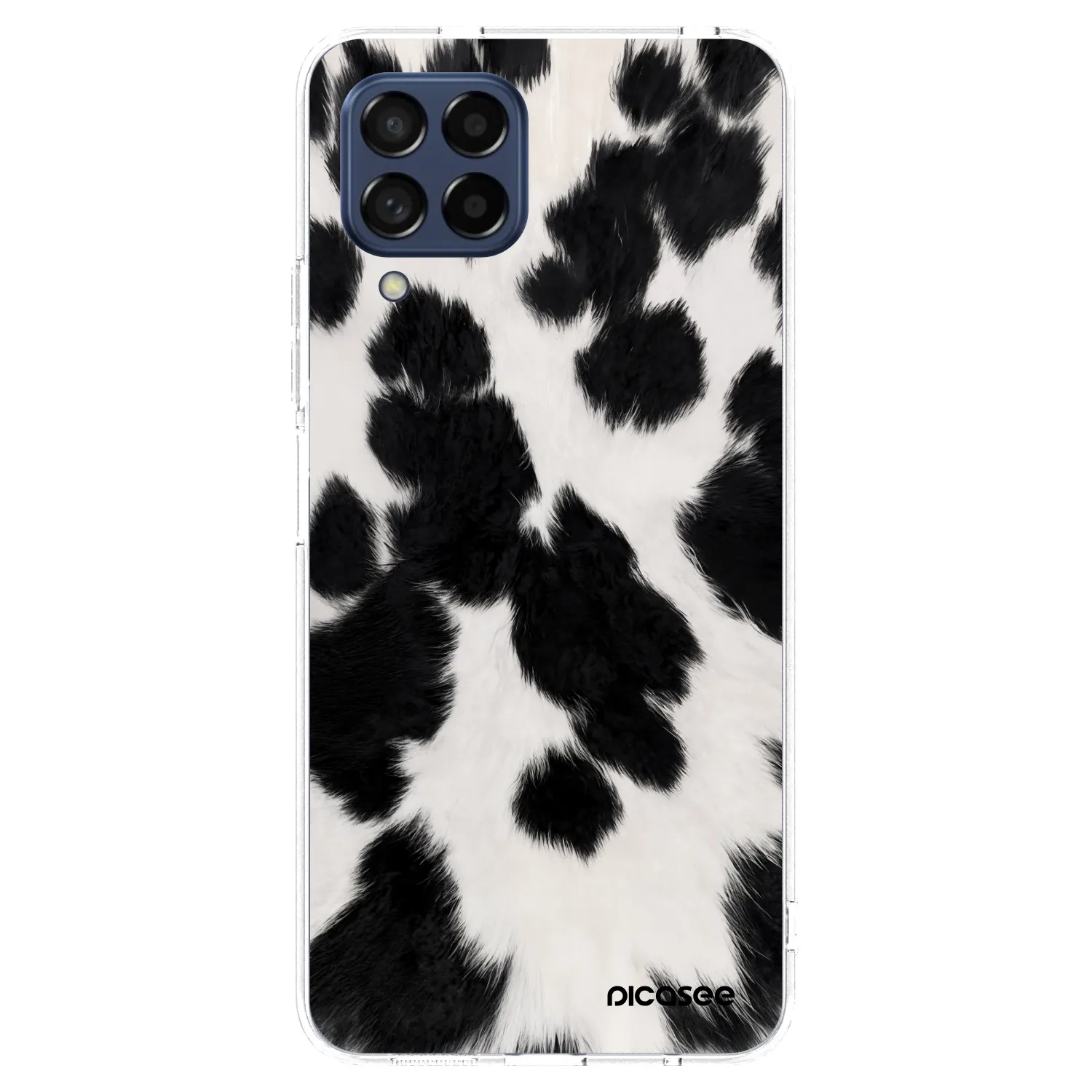 Picasee silikonový průhledný obal pro Samsung Galaxy M53 5G - Black Moo