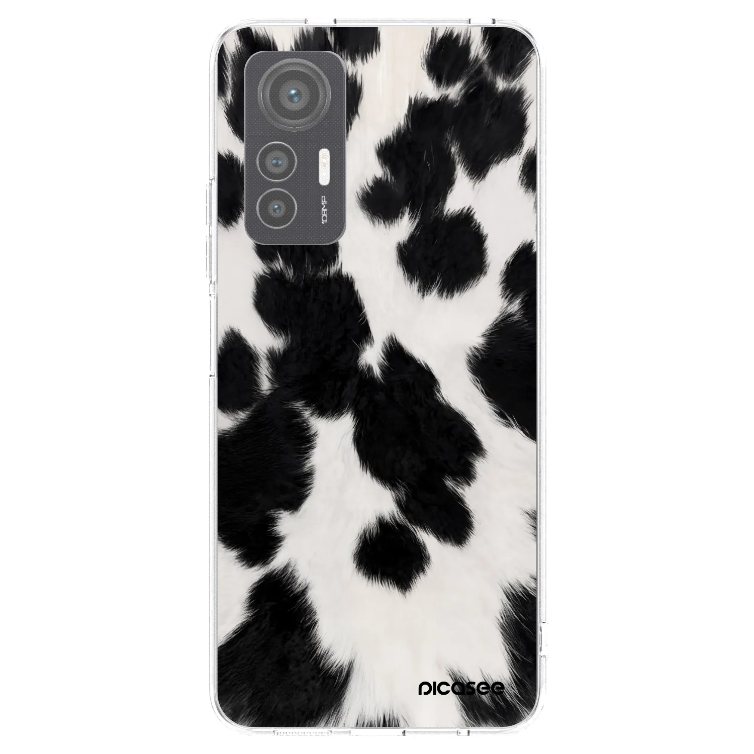 Picasee silikonový průhledný obal pro Xiaomi 12 Lite - Black Moo
