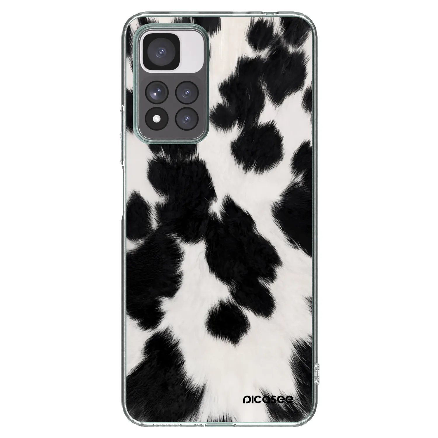 Picasee silikonový průhledný obal pro Xiaomi Redmi Note 11 Pro+ 5G - Black Moo