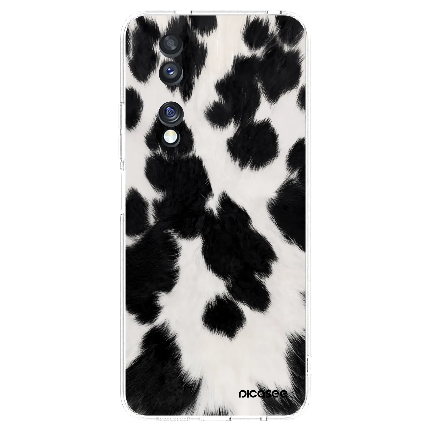 Picasee silikonový průhledný obal pro Honor 70 - Black Moo