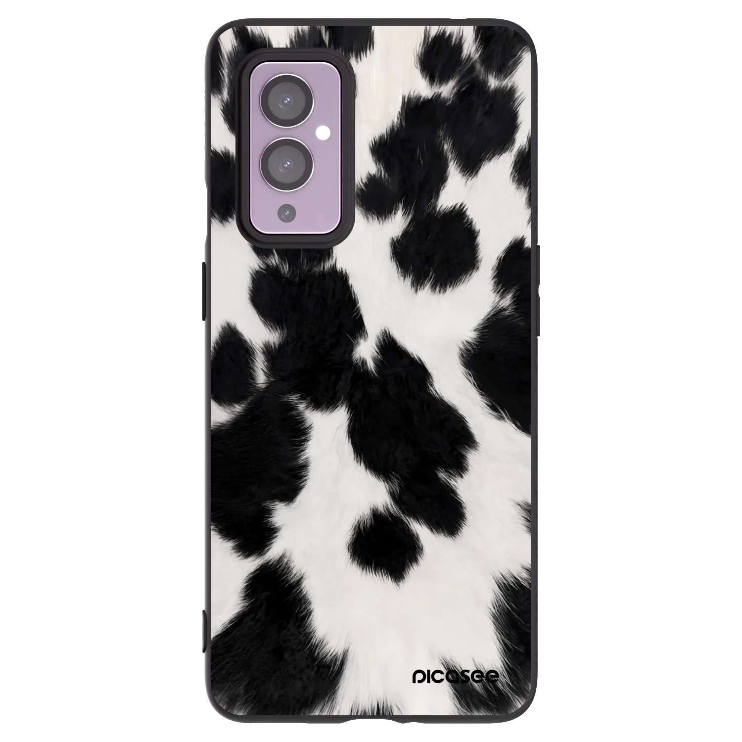 Picasee silikonový černý obal pro OnePlus 9 - Black Moo