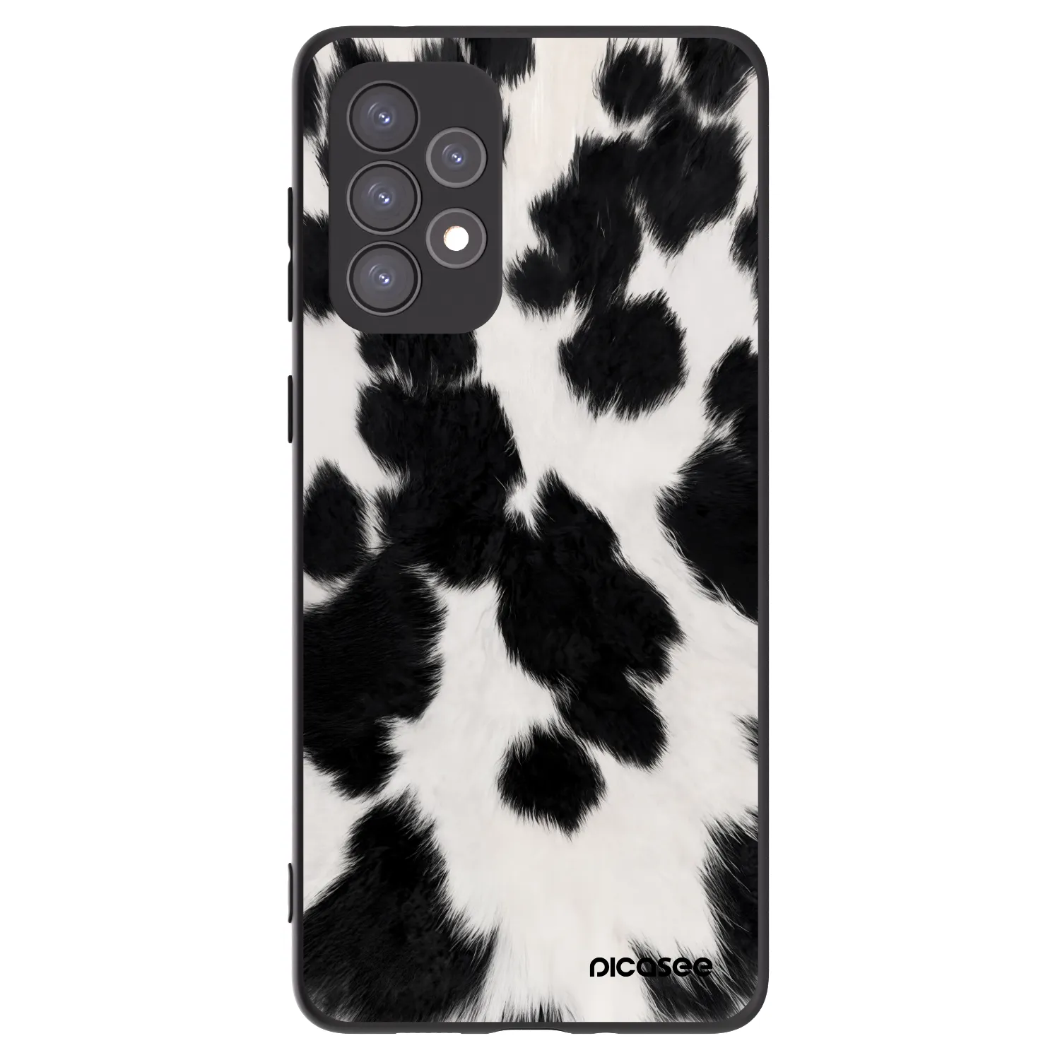 Picasee silikonový černý obal pro Samsung Galaxy A73 5G - Black Moo