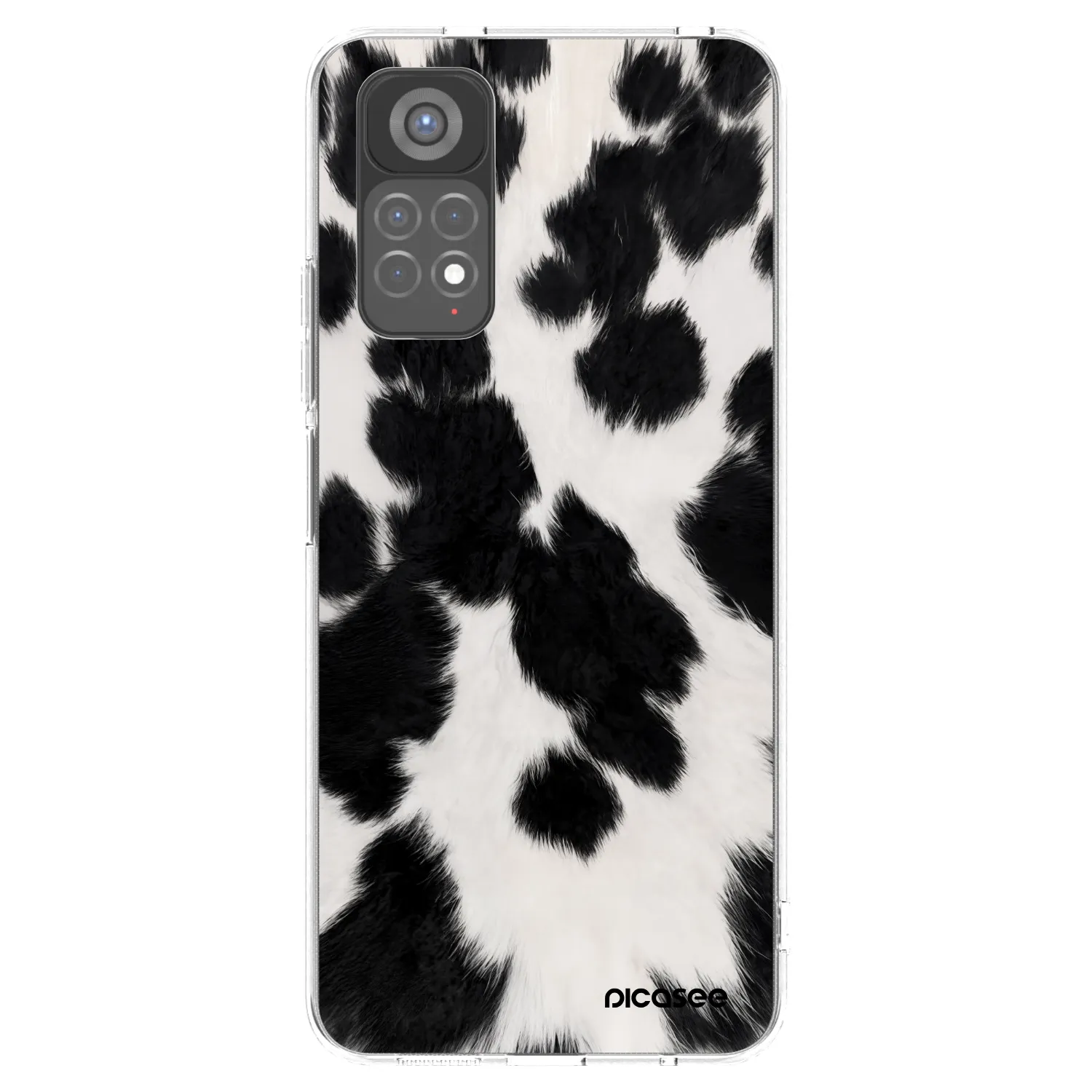 Picasee silikonový průhledný obal pro Xiaomi Redmi Note 11S 5G - Black Moo