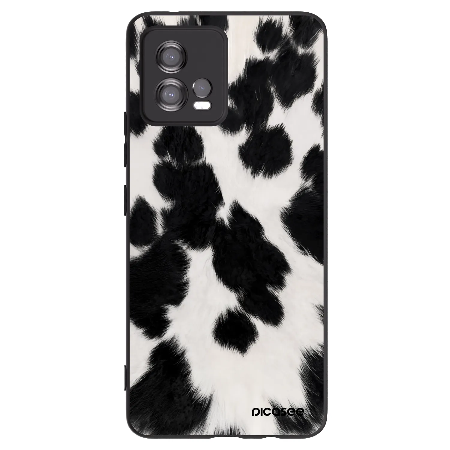 Picasee silikonový černý obal pro Motorola Moto G72 - Black Moo