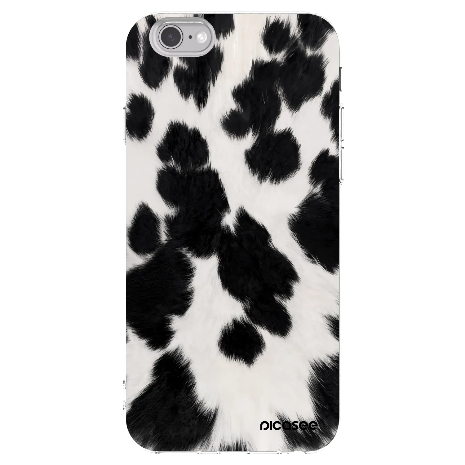 Picasee silikonový průhledný obal pro Apple iPhone 6/6S - Black Moo