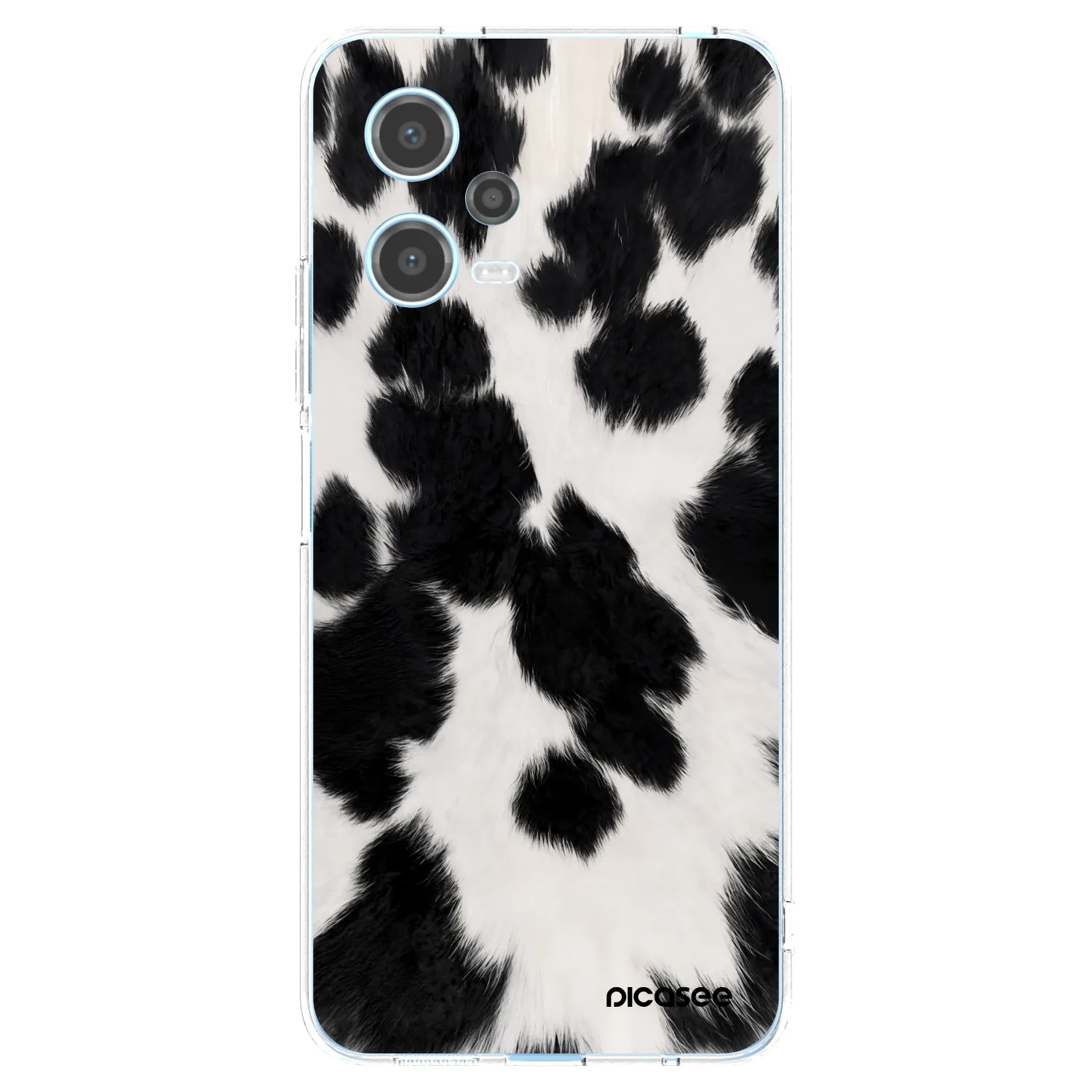 Picasee silikonový průhledný obal pro Xiaomi Redmi Note 12 5G - Black Moo
