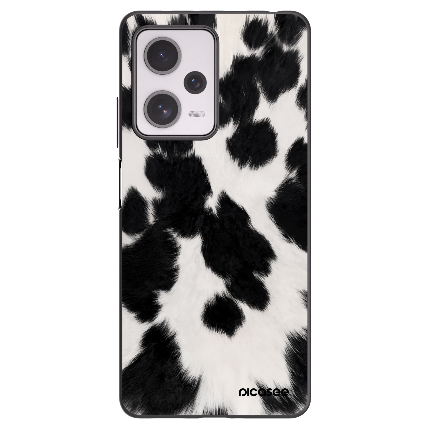 Picasee silikonový černý obal pro Xiaomi Redmi Note 12 Pro+ 5G - Black Moo