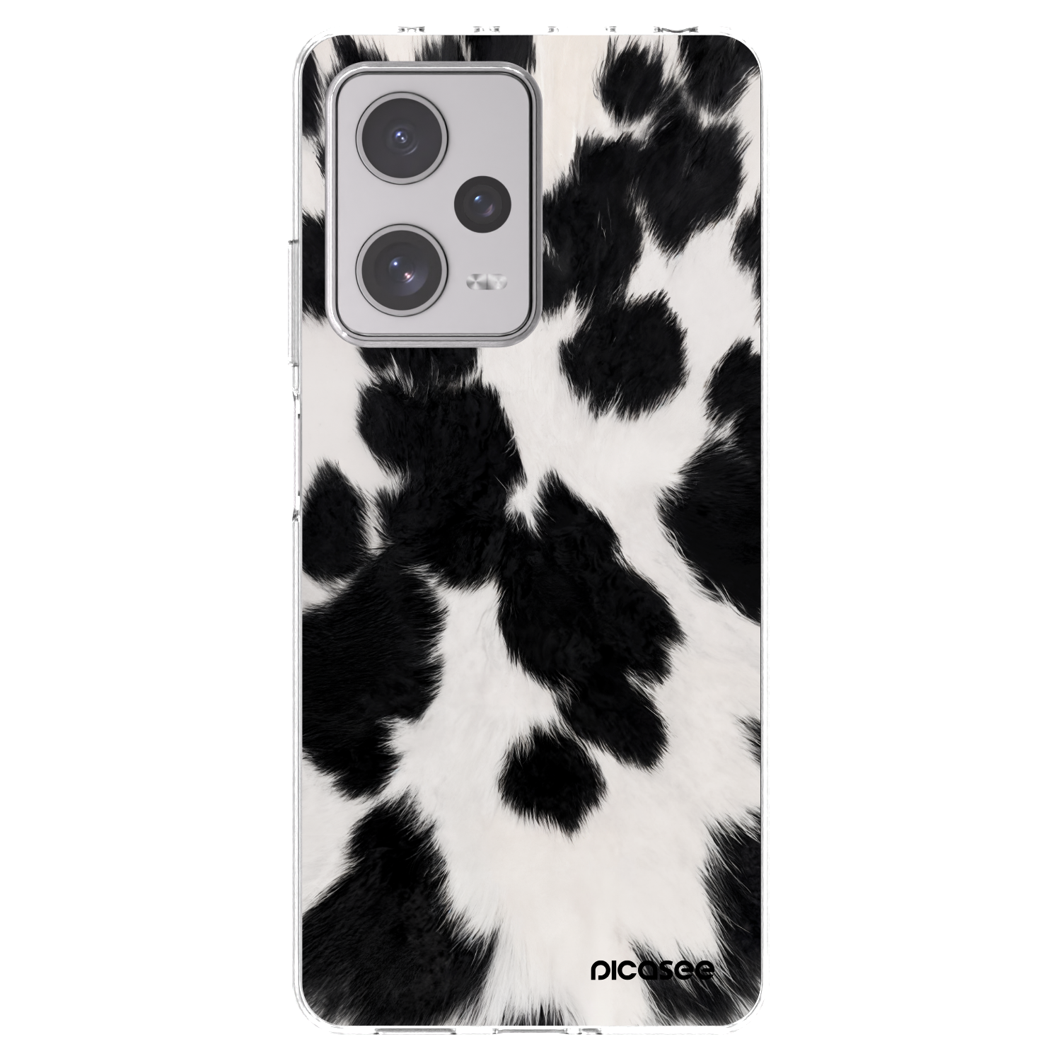 Picasee silikonový průhledný obal pro Xiaomi Redmi Note 12 Pro+ 5G - Black Moo