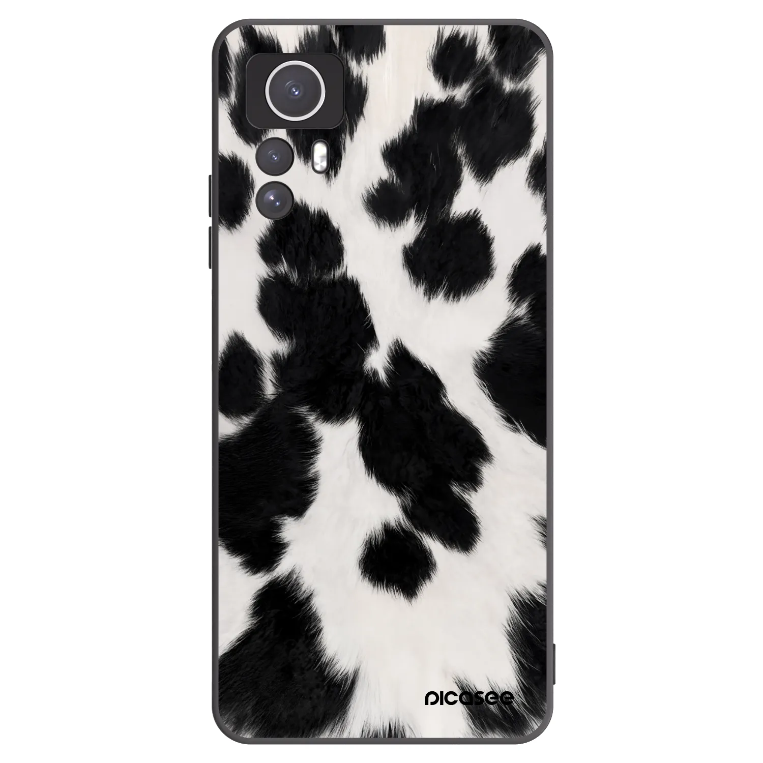 Picasee silikonový černý obal pro Xiaomi Redmi Note 12S - Black Moo