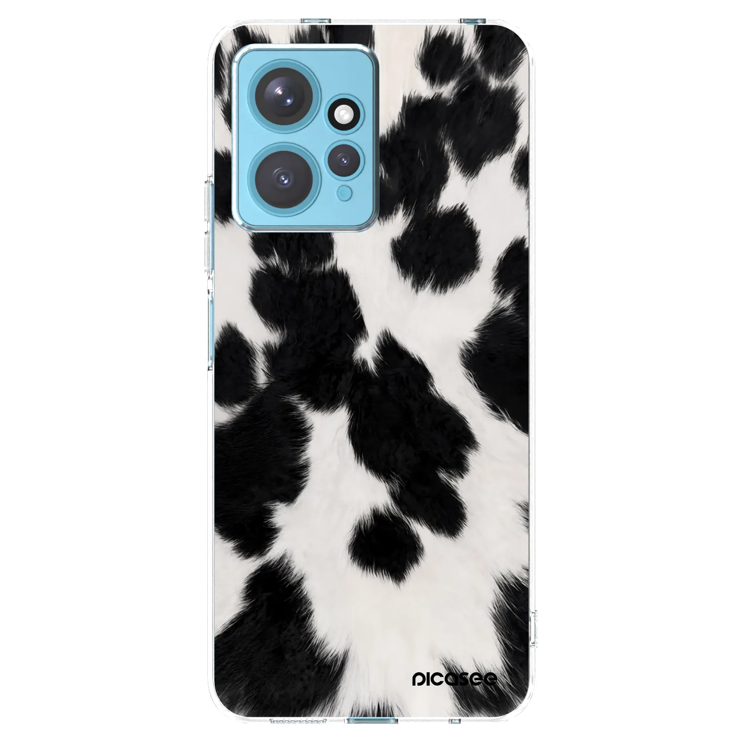 Picasee silikonový průhledný obal pro Xiaomi Redmi Note 12 4G - Black Moo