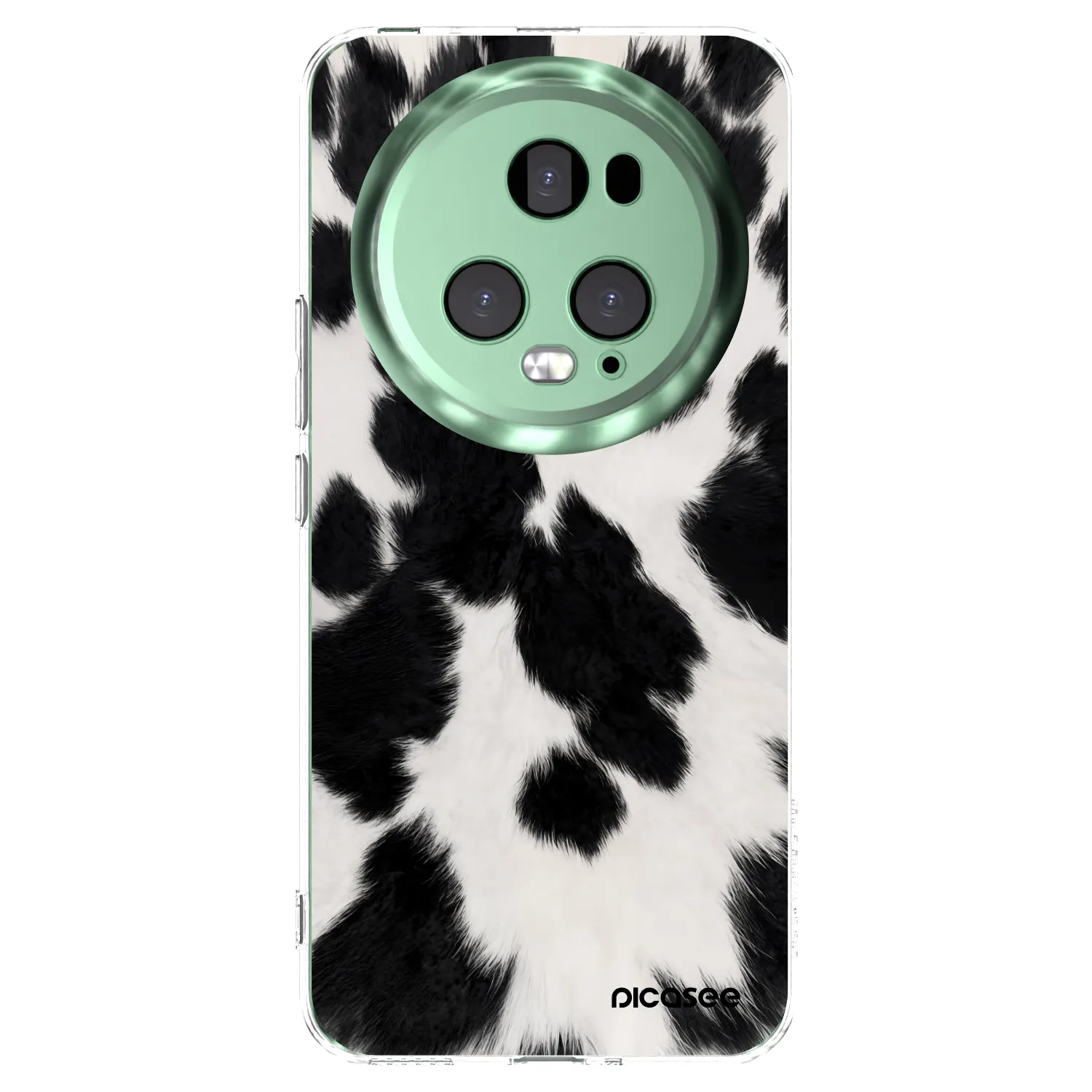 Picasee silikonový průhledný obal pro Honor Magic5 Pro - Black Moo