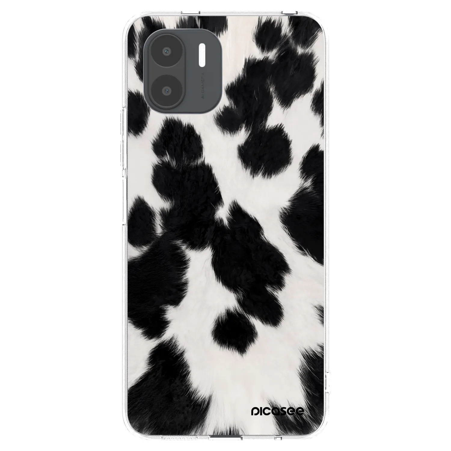 Picasee silikonový průhledný obal pro Xiaomi Redmi A2 - Black Moo