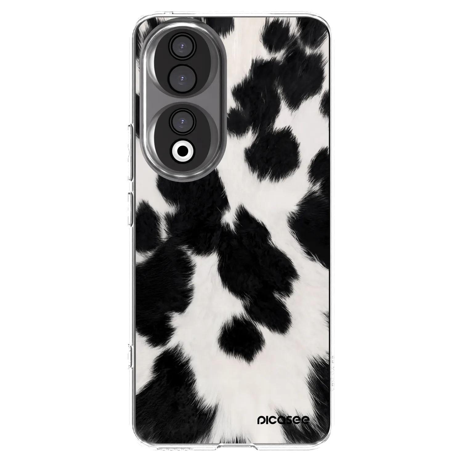 Picasee silikonový průhledný obal pro Honor 90 5G - Black Moo