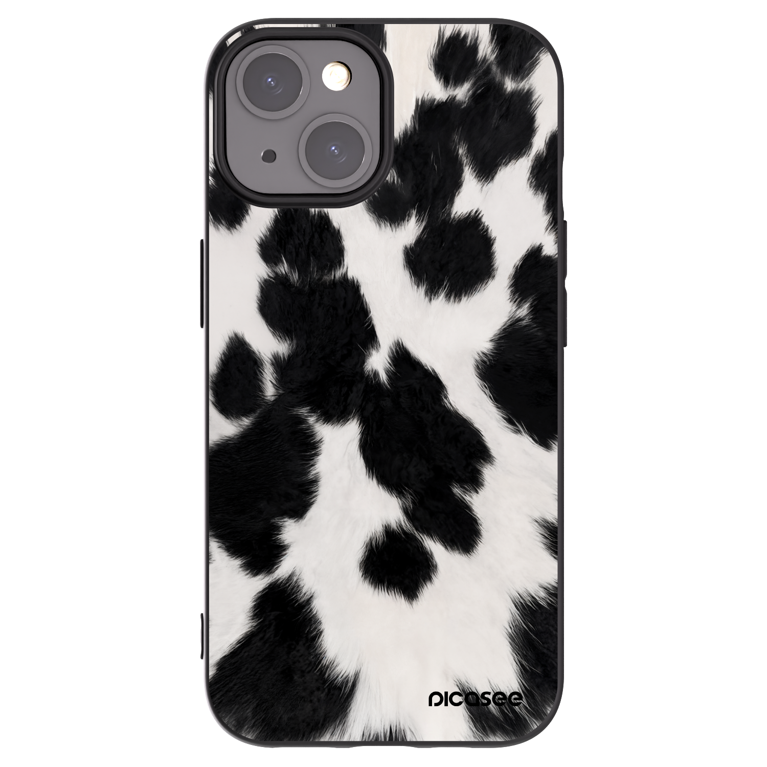Picasee silikonový černý obal pro Apple iPhone 15 - Black Moo