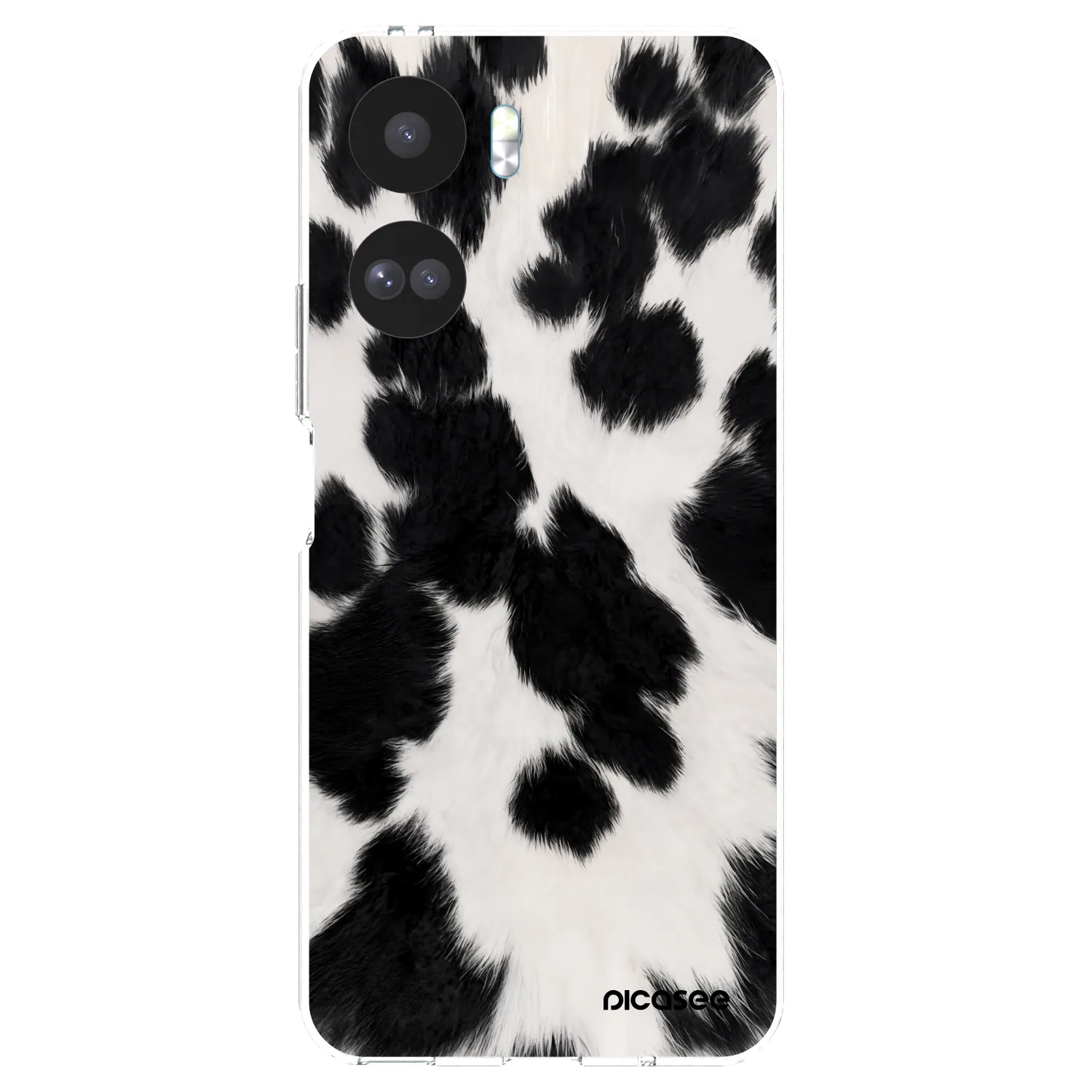 Picasee silikonový průhledný obal pro Honor 90 Lite 5G - Black Moo
