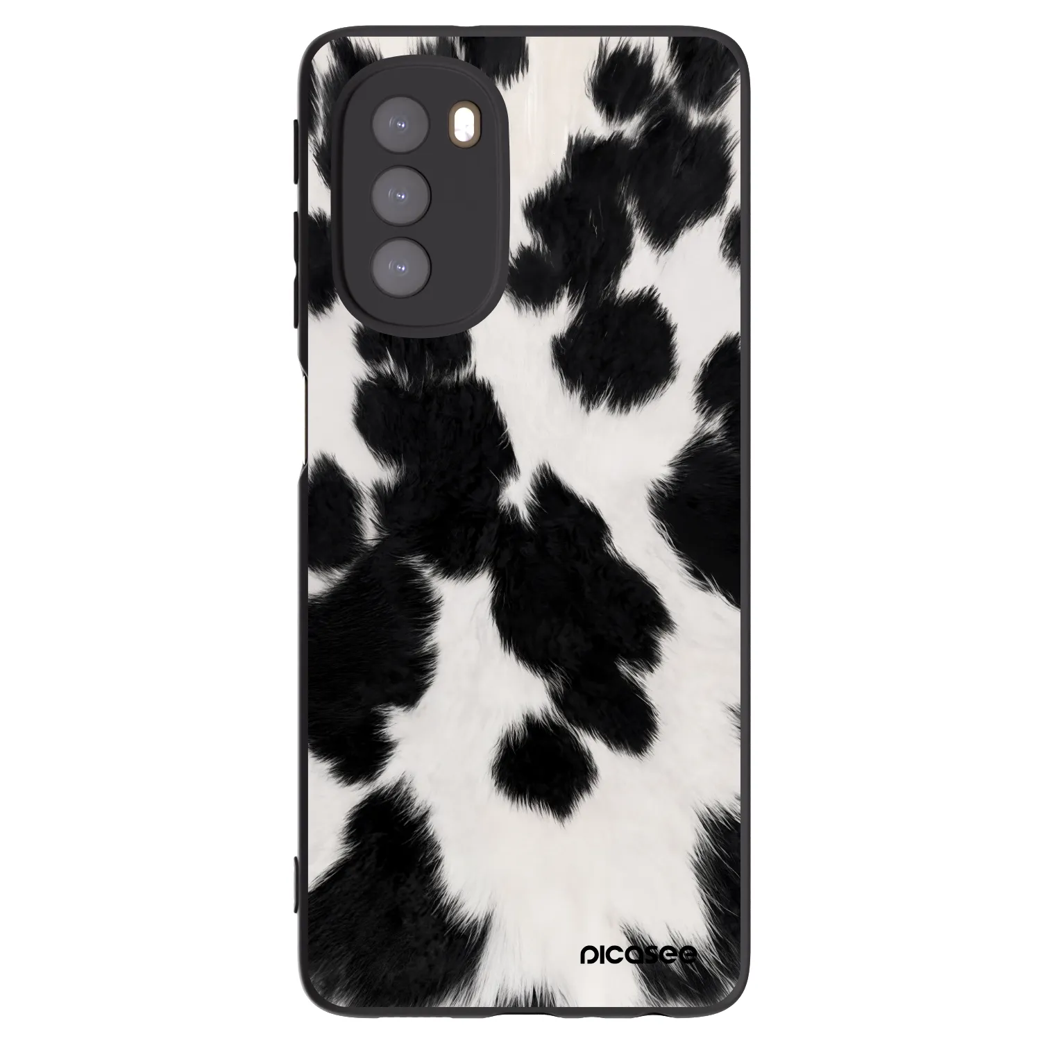 Picasee silikonový černý obal pro Motorola Moto G51 - Black Moo