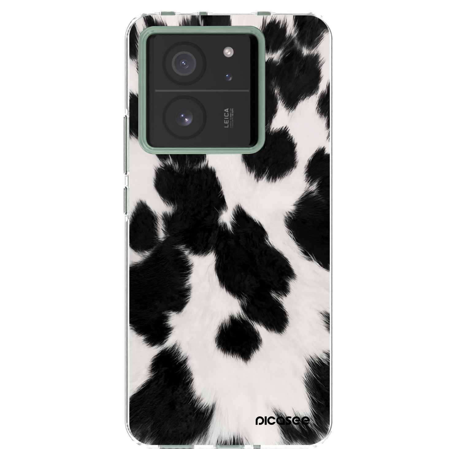 Picasee silikonový průhledný obal pro Xiaomi 13T - Black Moo