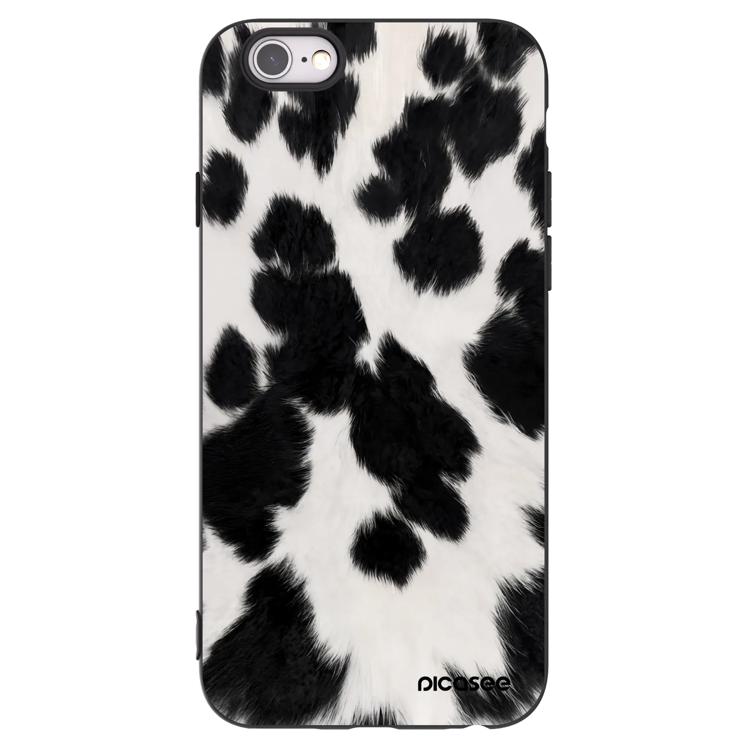 Picasee silikonový černý obal pro Apple iPhone 6/6S - Black Moo