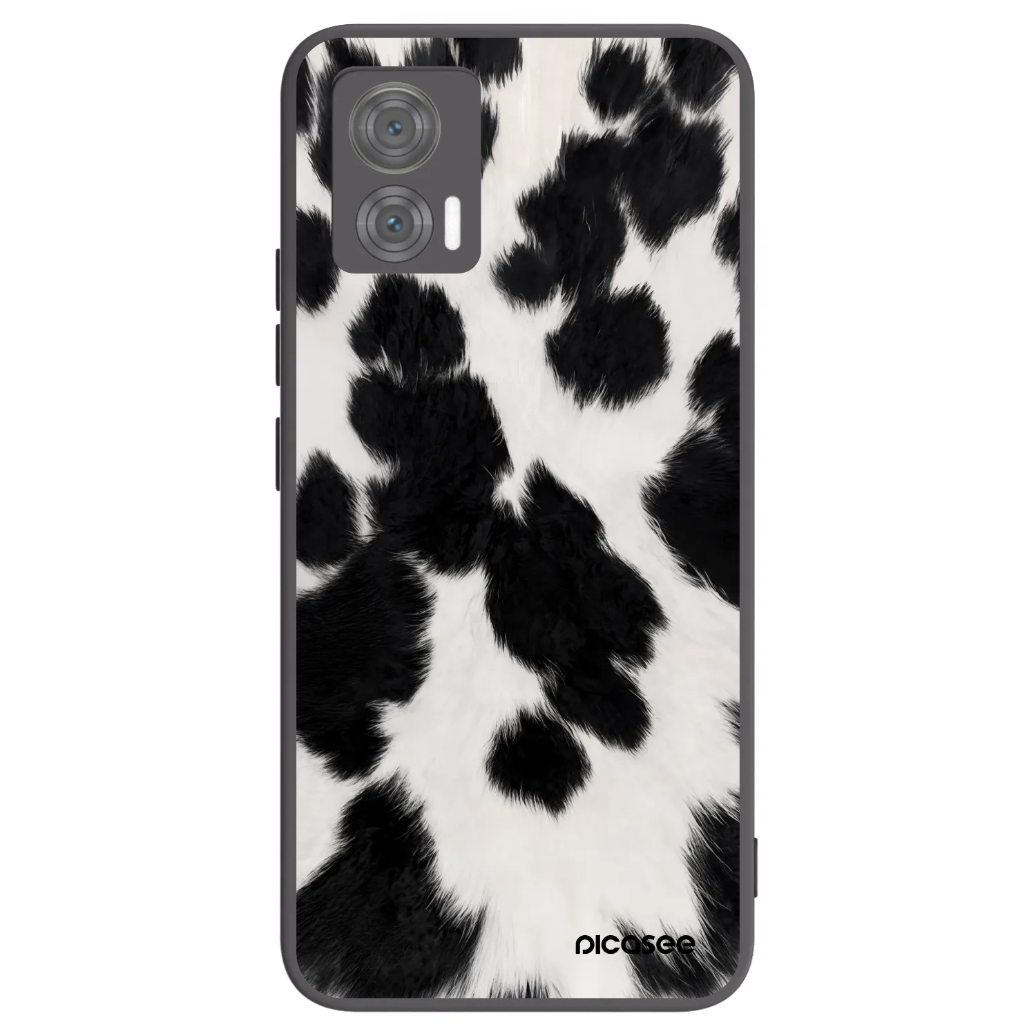 Picasee silikonový černý obal pro Motorola Edge 30 Neo - Black Moo