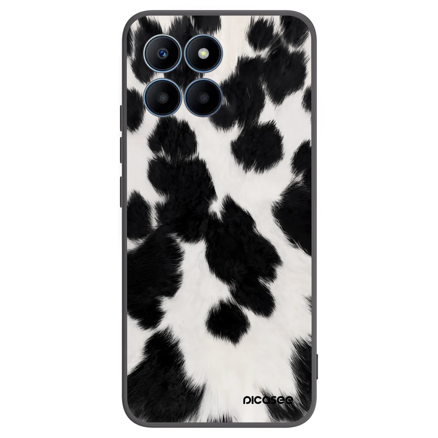 Picasee silikonový černý obal pro Honor 70 Lite - Black Moo