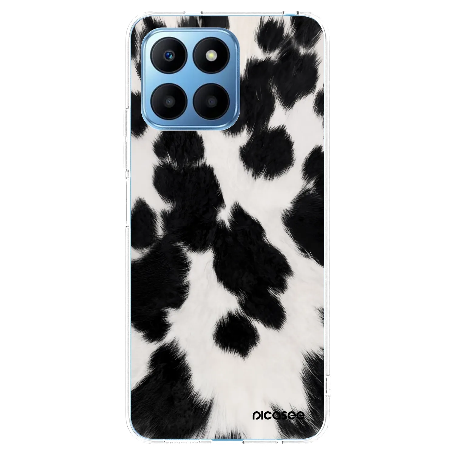 Picasee silikonový průhledný obal pro Honor 70 Lite - Black Moo