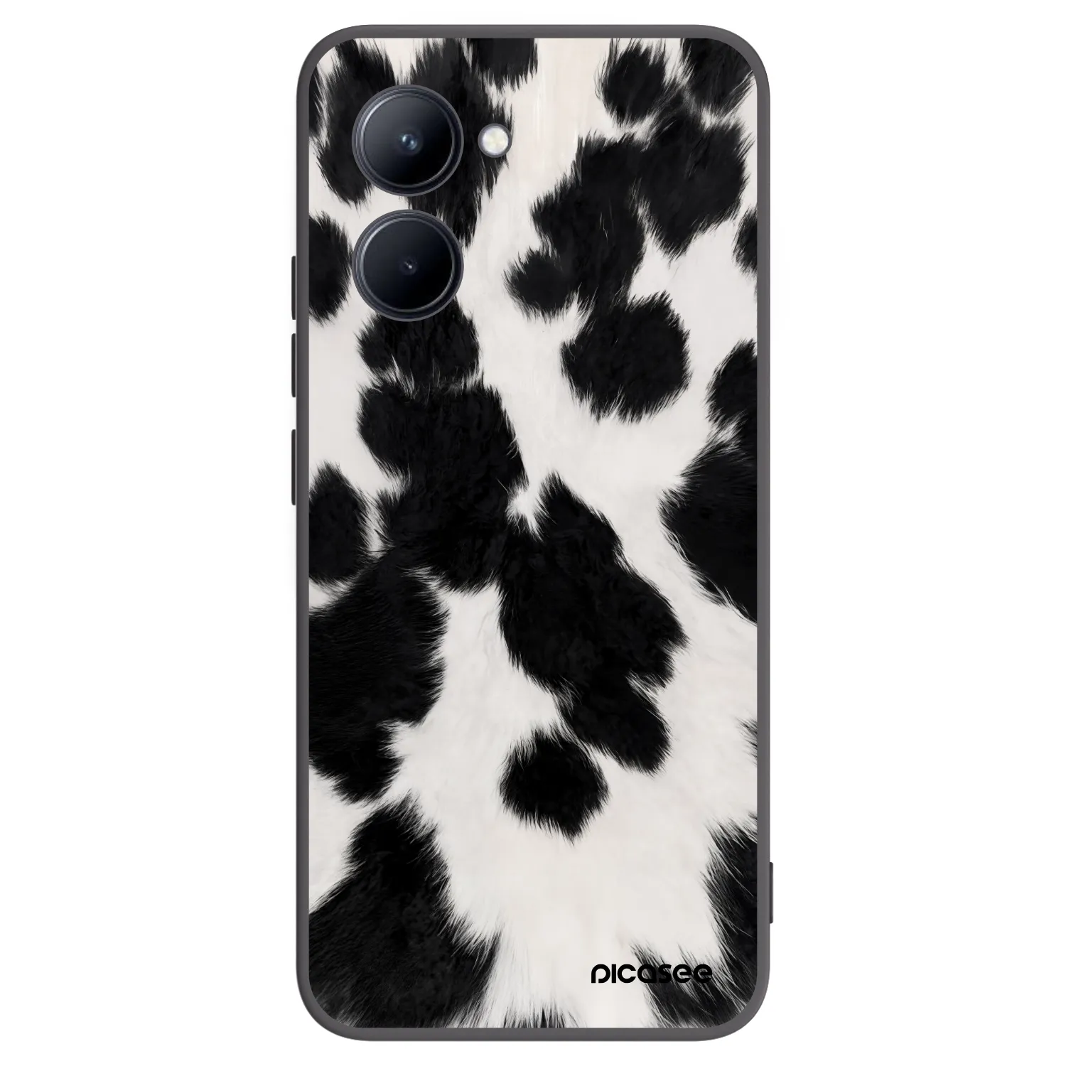 Picasee silikonový černý obal pro Realme C33 (2023) - Black Moo