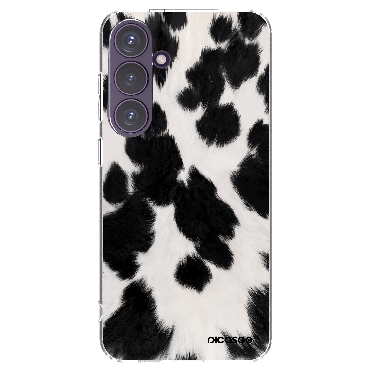 Picasee silikonový průhledný obal pro Samsung Galaxy S24+ S926B 5G - Black Moo
