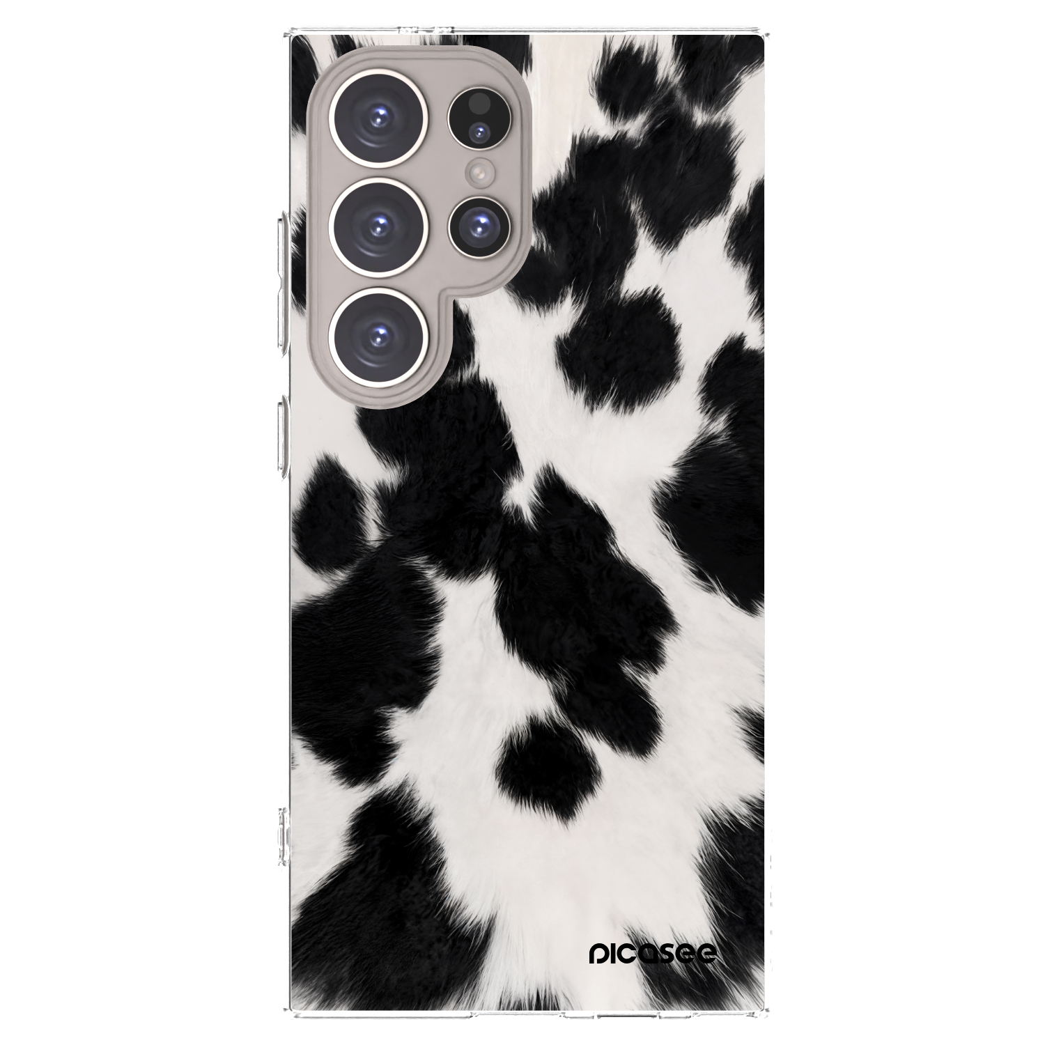 Picasee silikonový průhledný obal pro Samsung Galaxy S24 Ultra S928B 5G - Black Moo