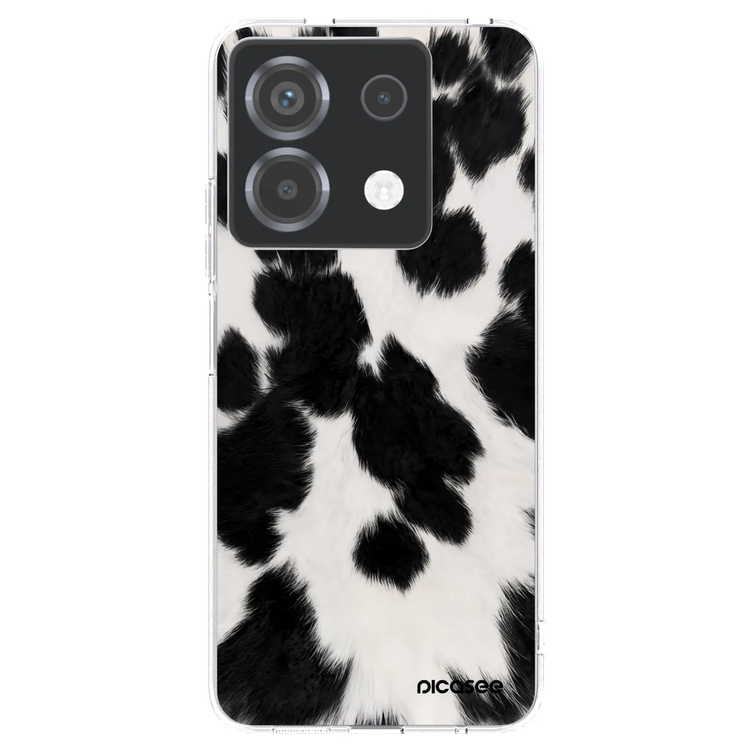 Picasee silikonový průhledný obal pro Xiaomi Poco X6 - Black Moo