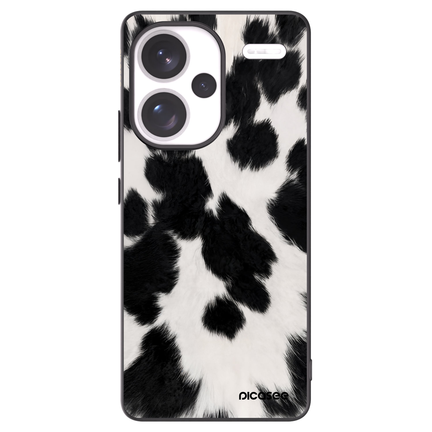 Picasee silikonový černý obal pro Xiaomi Redmi Note 13 Pro+ 5G - Black Moo