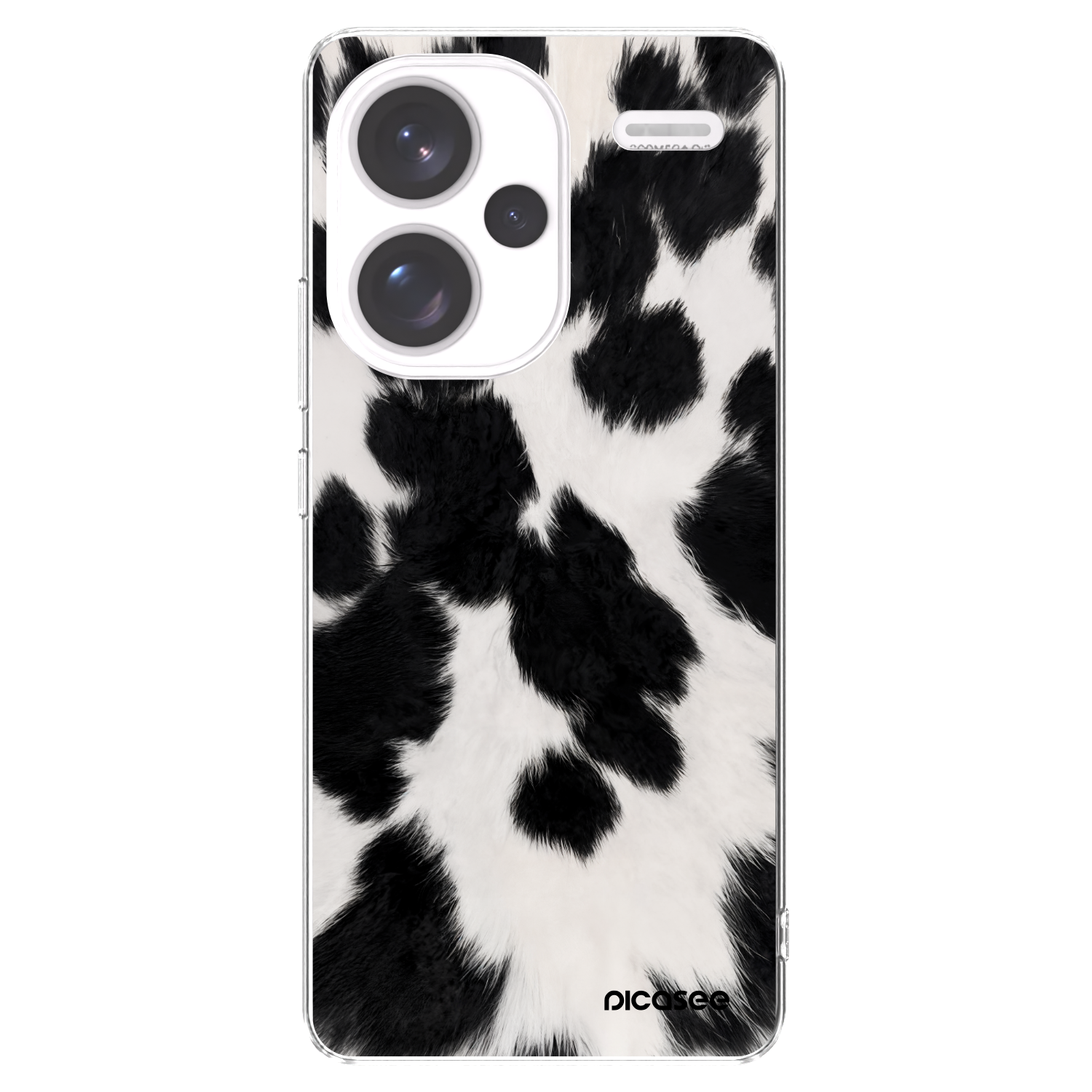 Picasee silikonový průhledný obal pro Xiaomi Redmi Note 13 Pro+ 5G - Black Moo