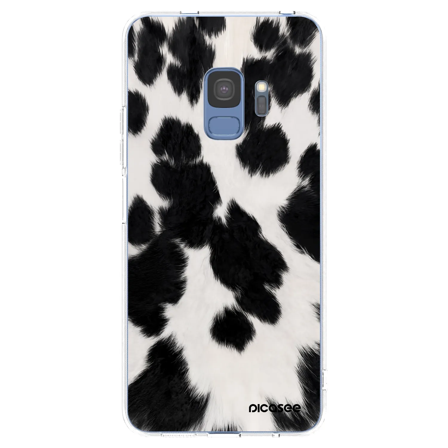 Picasee silikonový průhledný obal pro Samsung Galaxy S9 G960F - Black Moo