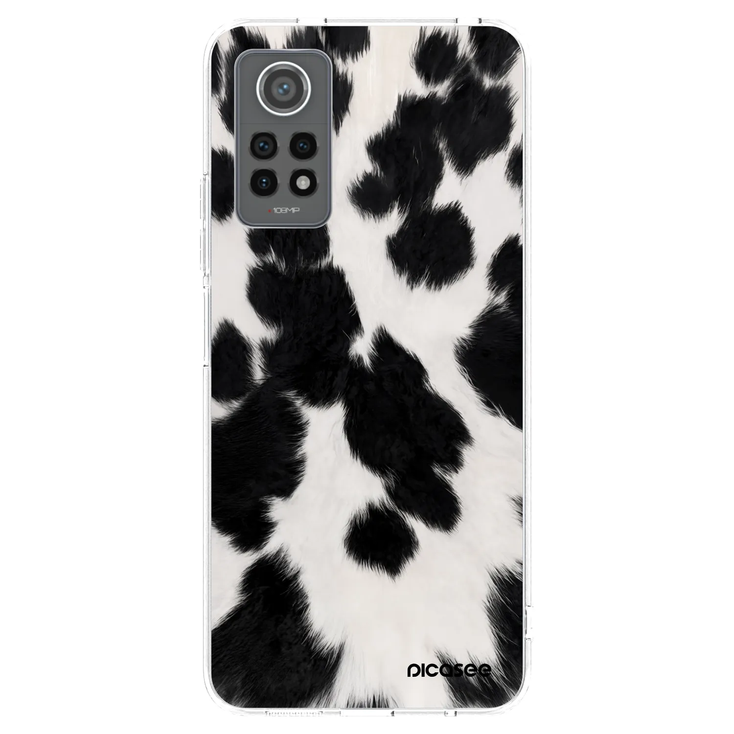 Picasee silikonový průhledný obal pro Xiaomi Redmi Note 12 Pro 4G - Black Moo