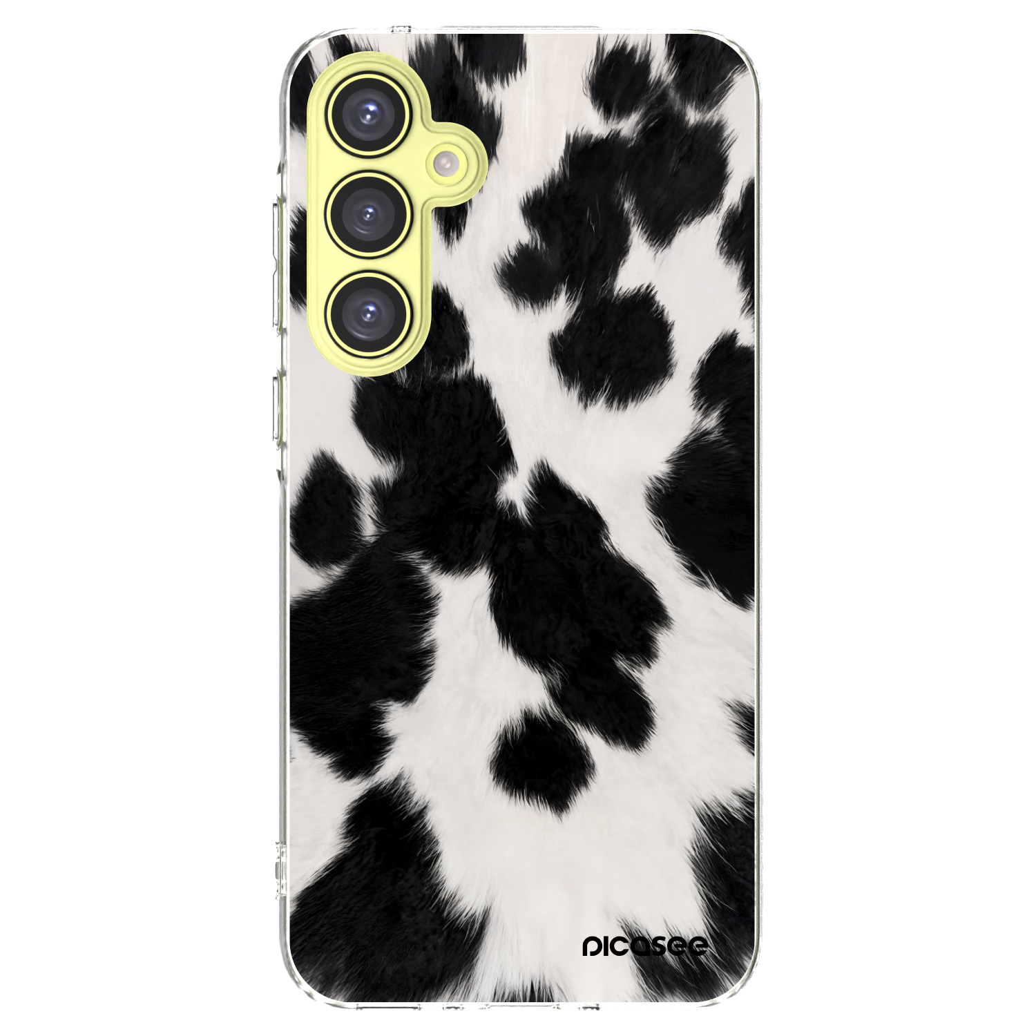 Picasee silikonový průhledný obal pro Samsung Galaxy A35 5G A356B - Black Moo