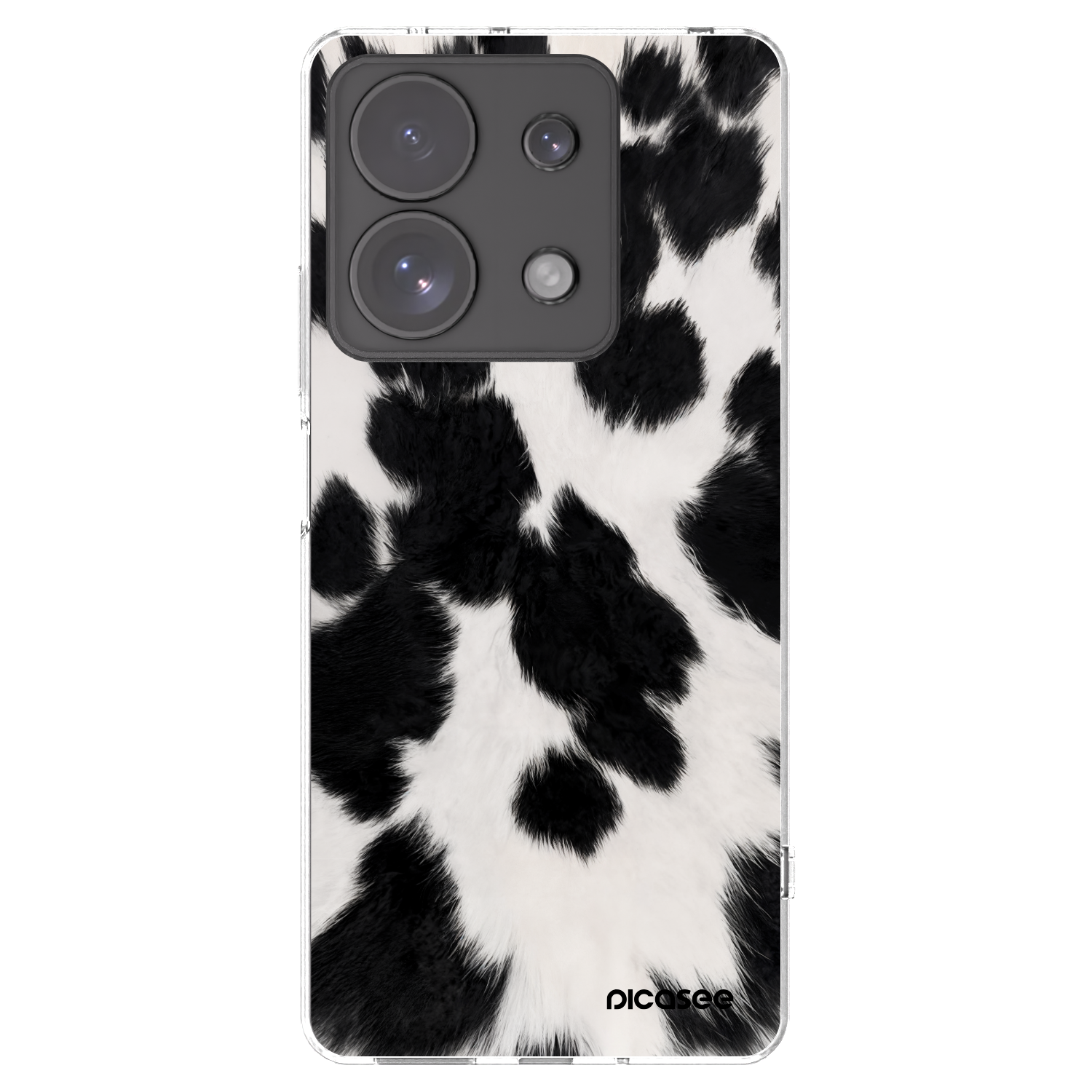 Picasee silikonový průhledný obal pro Xiaomi Redmi Note 13 Pro 4G - Black Moo